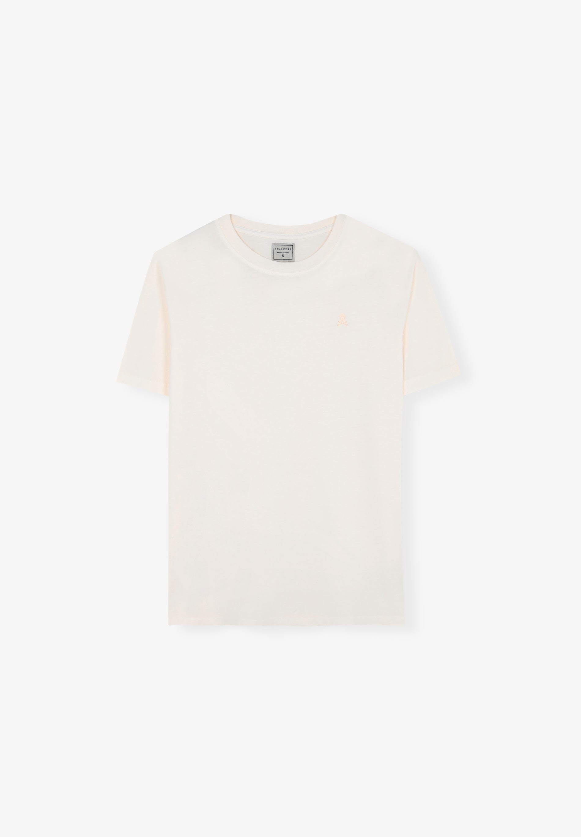 BASIC COTTON SKULL T-SHIRT