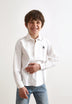 OXFORD POPOVER SHIRT WITH CONTRAST SKULL