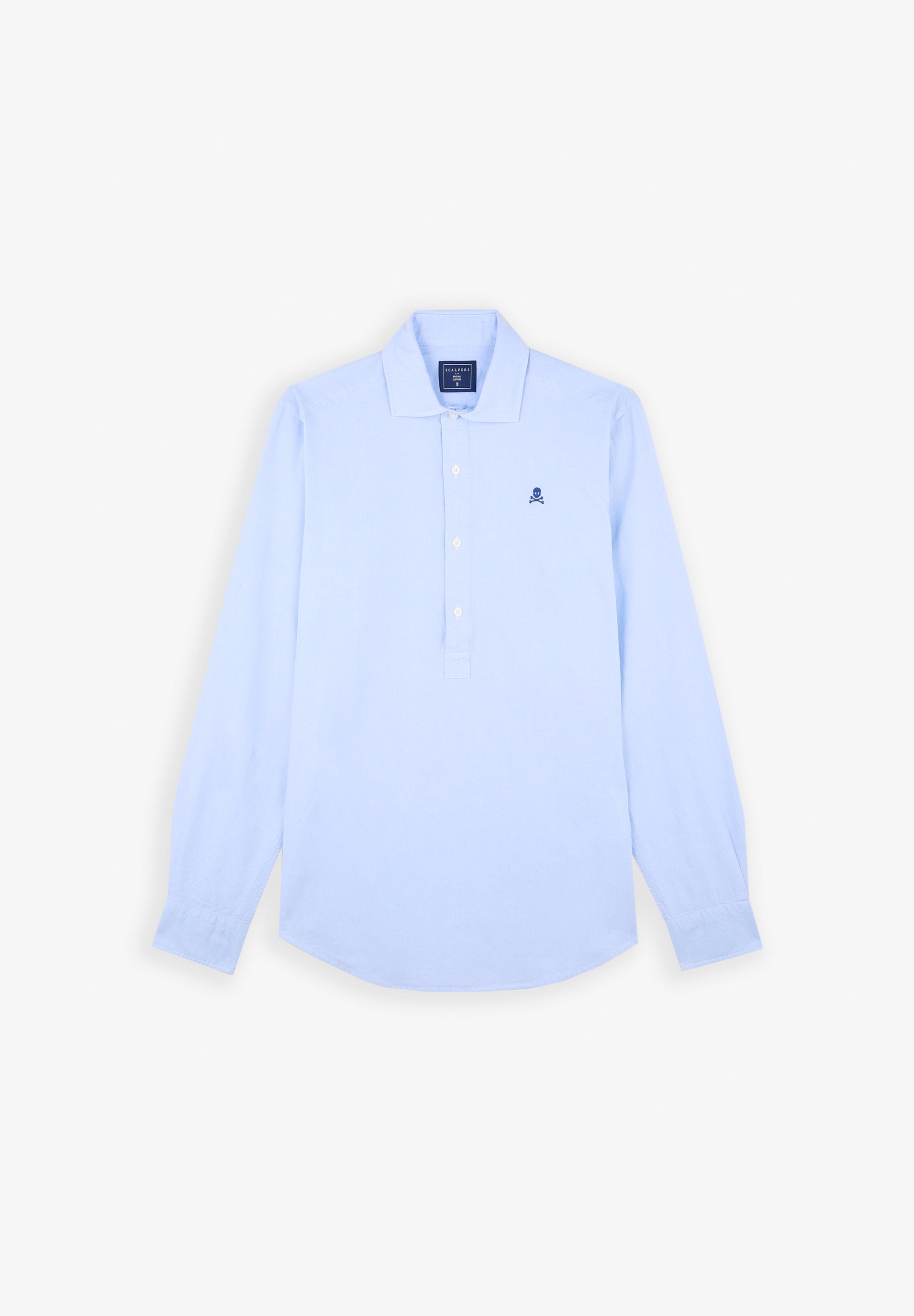 POPOVER SHIRT WITH CONTRAST SKULL