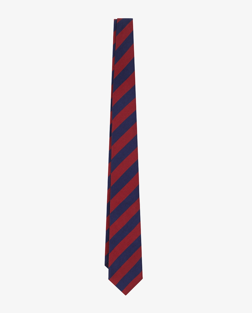 BROTHERS TIE STRPES NAVYBLUE/BOURD