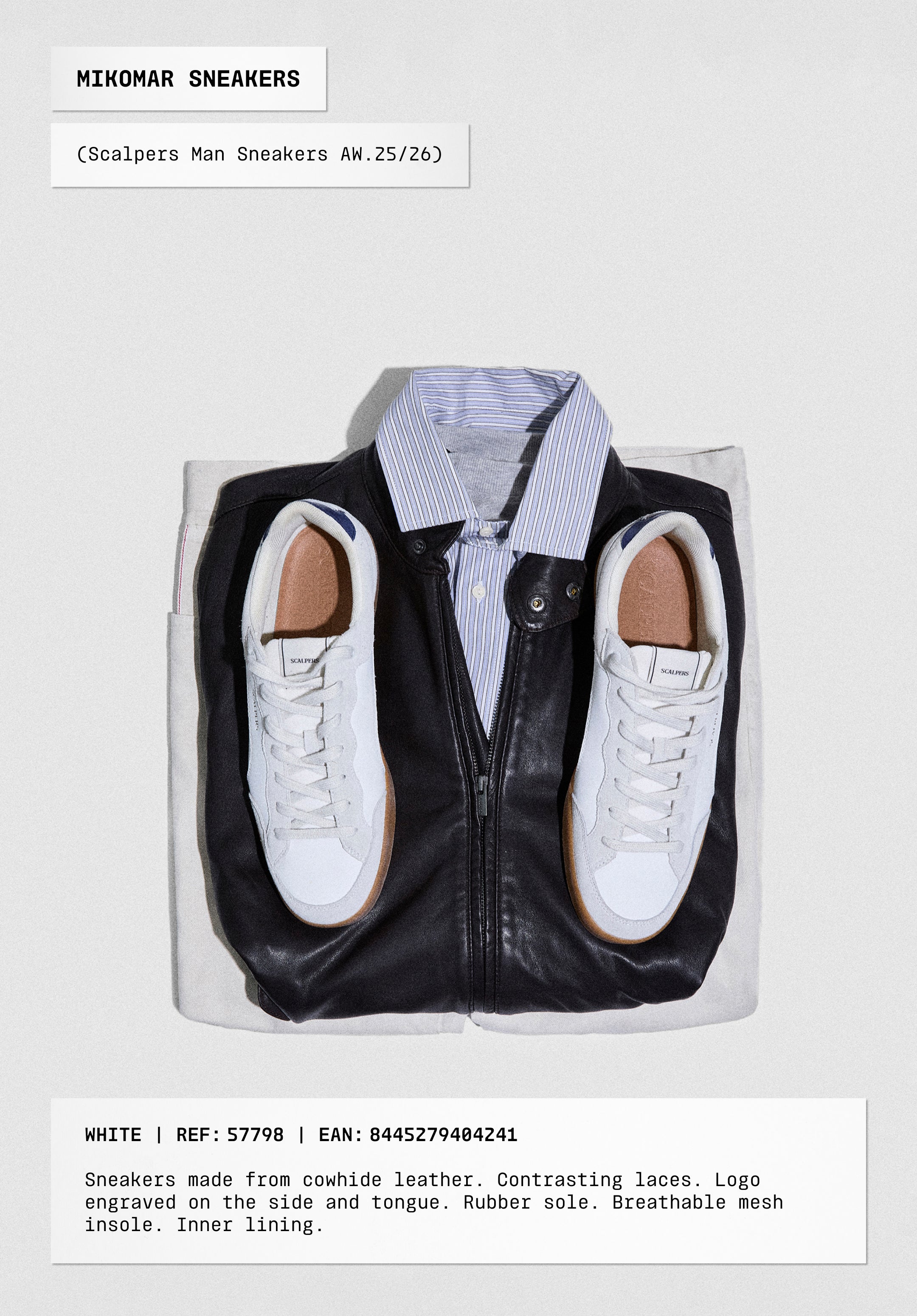 SNEAKERS PIEL ANTE