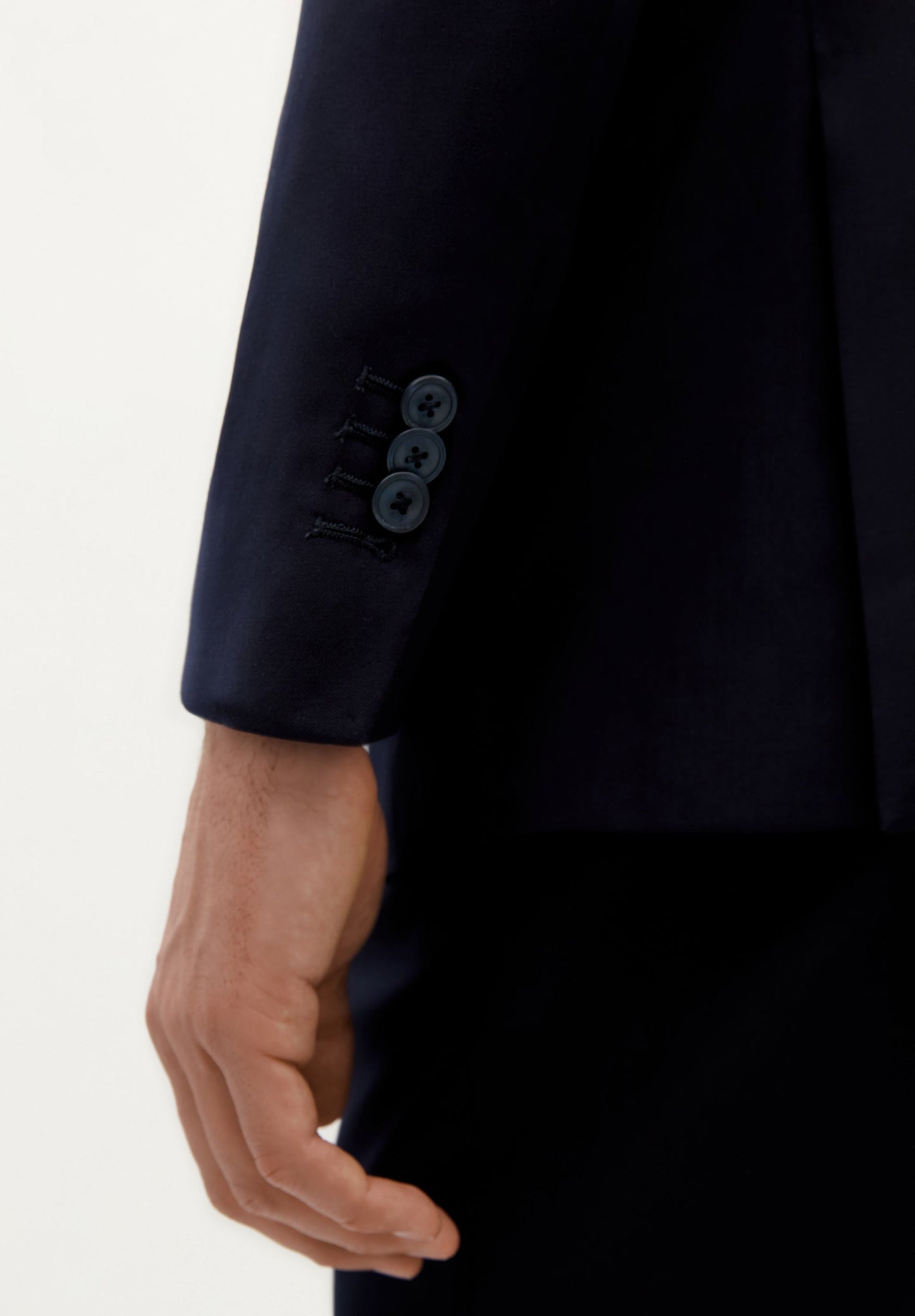 TRAJE CLÁSICO LANA AZUL MARINO