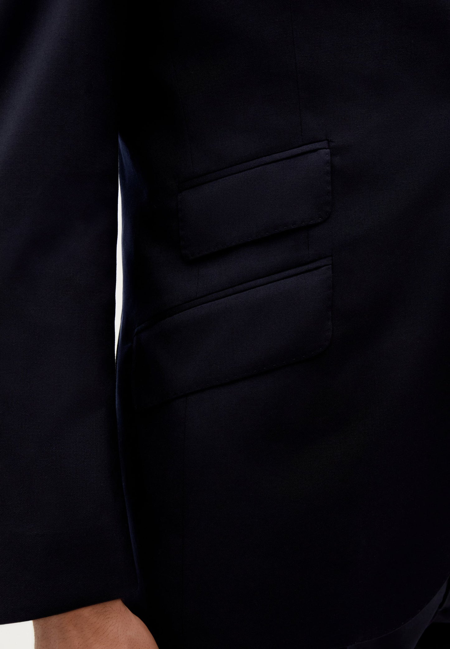 TRAJE CLÁSICO LANA AZUL MARINO