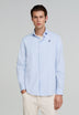 CONTRAST SKULL PLAIN FORMAL SHIRT