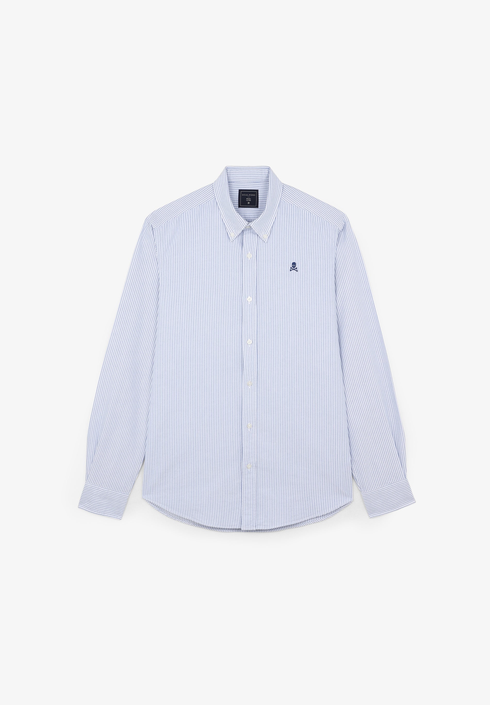 CAMISA OXFORD CALAVERA CONTRASTE