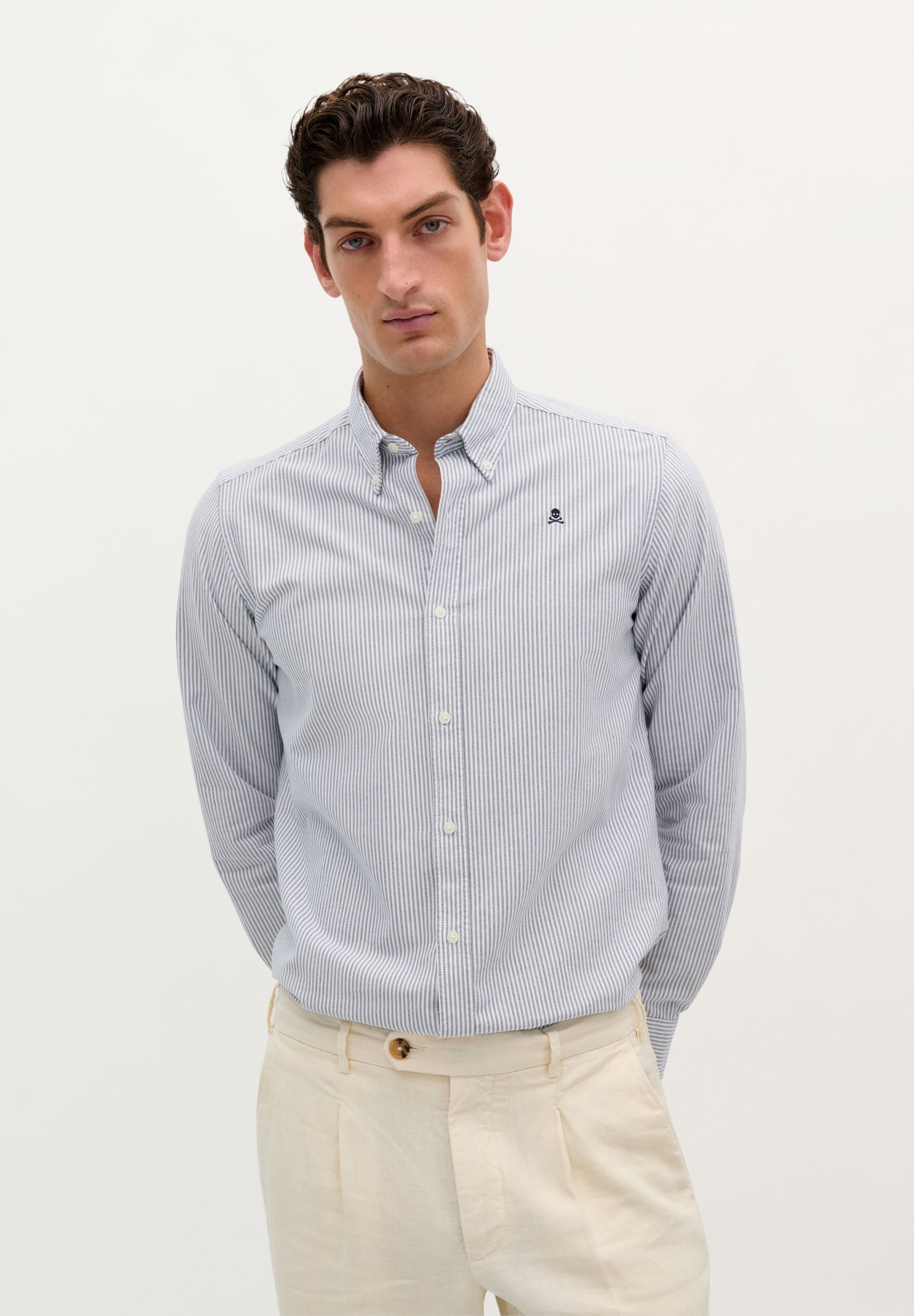 OXFORD SHIRT WITH BUTTON-DOWN COLLAR