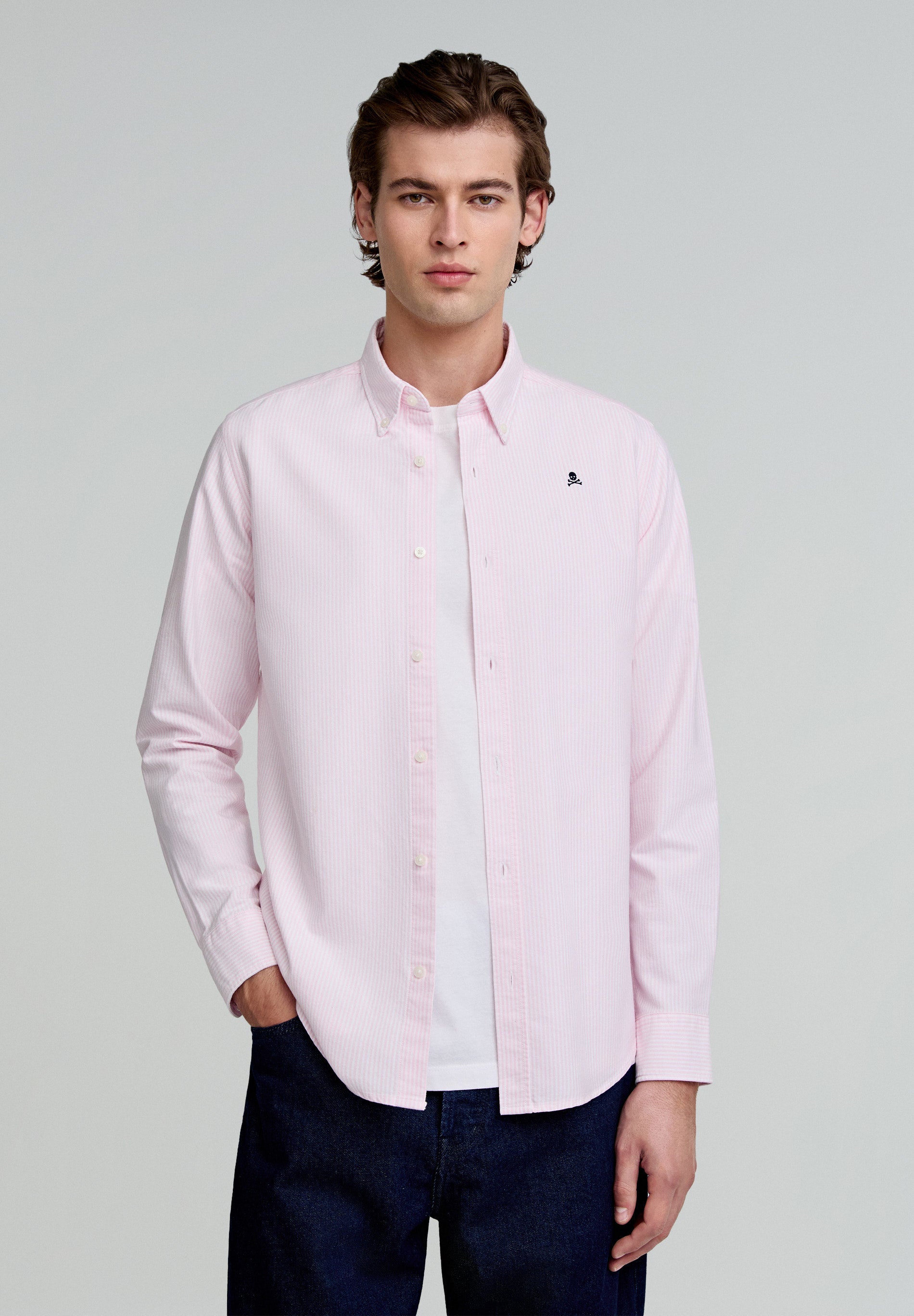 OXFORD SHIRT WITH BUTTON-DOWN COLLAR