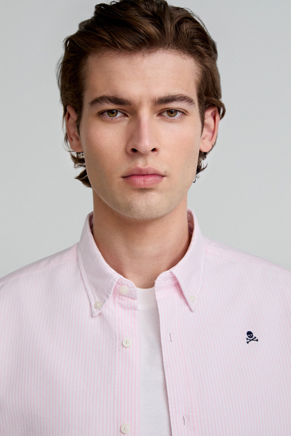 CAMISA OXFORD CALAVERA CONTRASTE - Scalpers