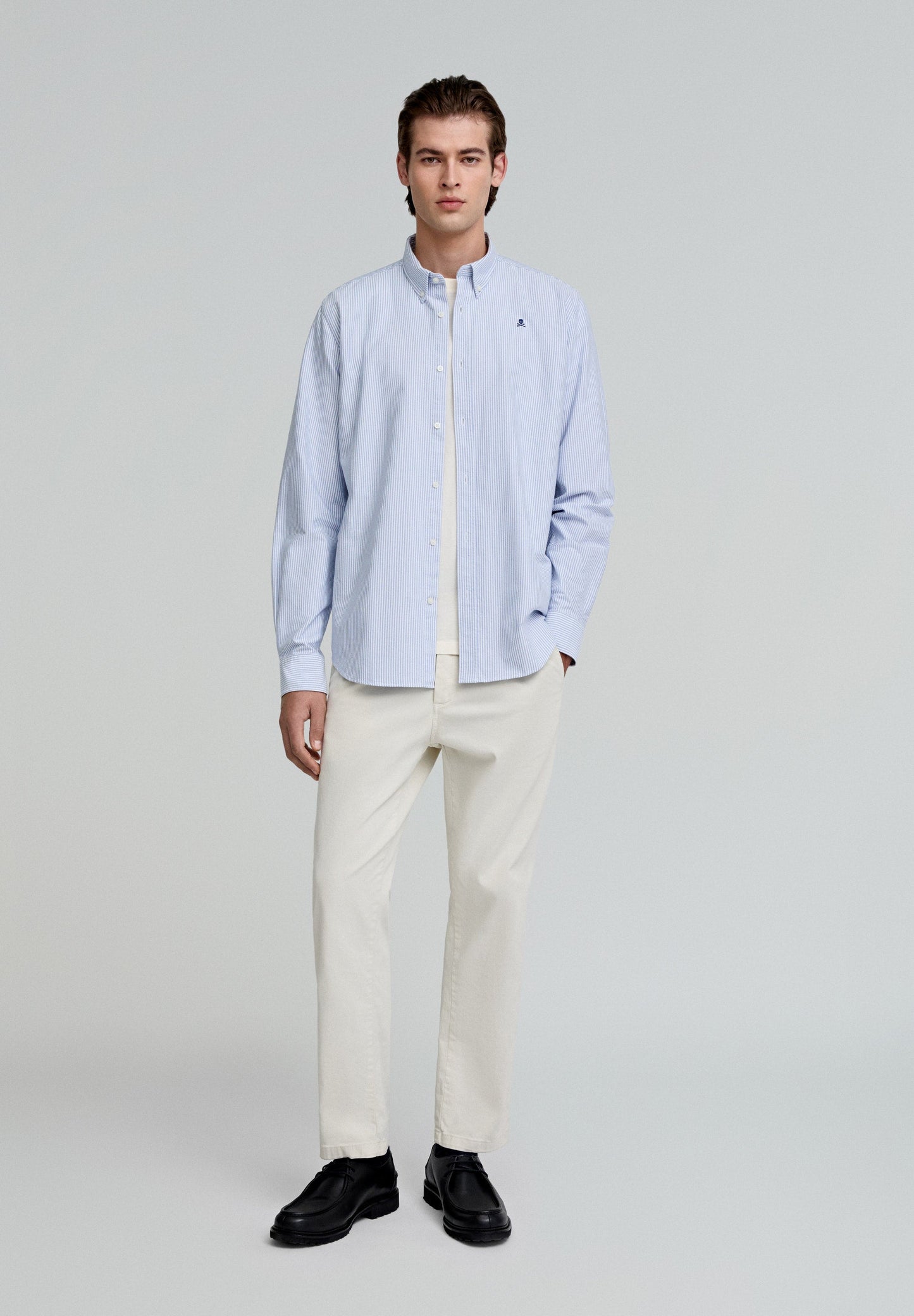 CAMISA OXFORD CALAVERA CONTRASTE - Scalpers
