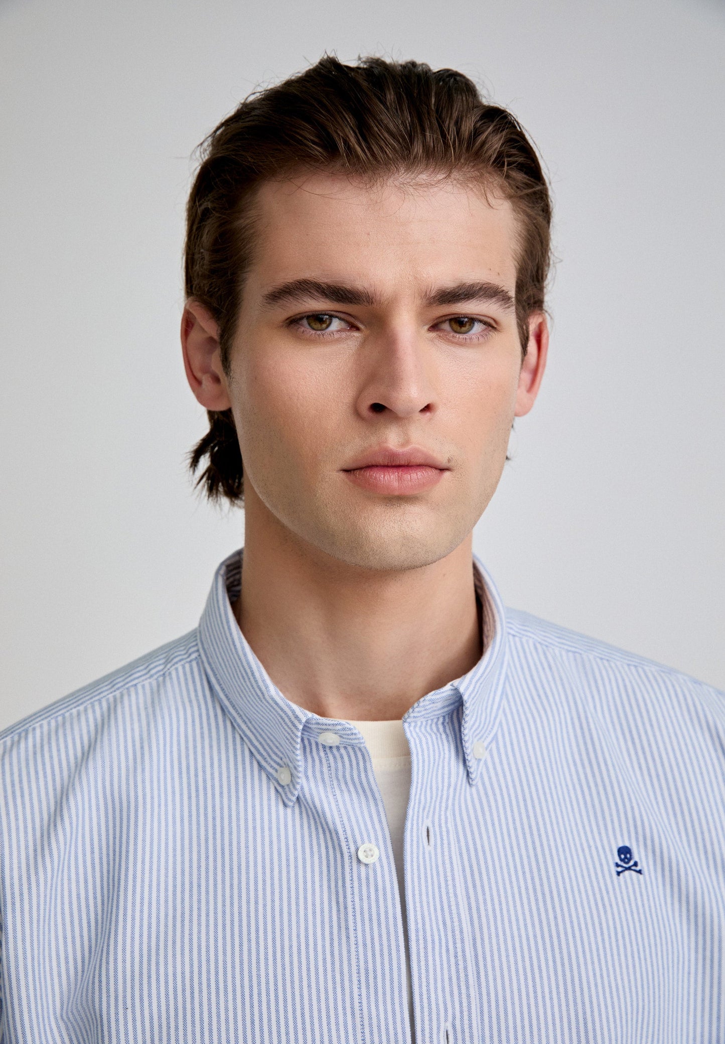 CAMISA OXFORD CALAVERA CONTRASTE - Scalpers