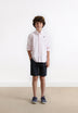 CAMICIA RIGHE TESCHIO A CONTRASTO