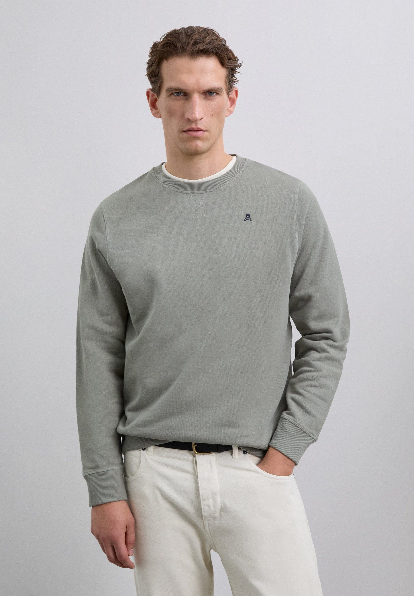 BASIC SKULL SWEATSHIRT