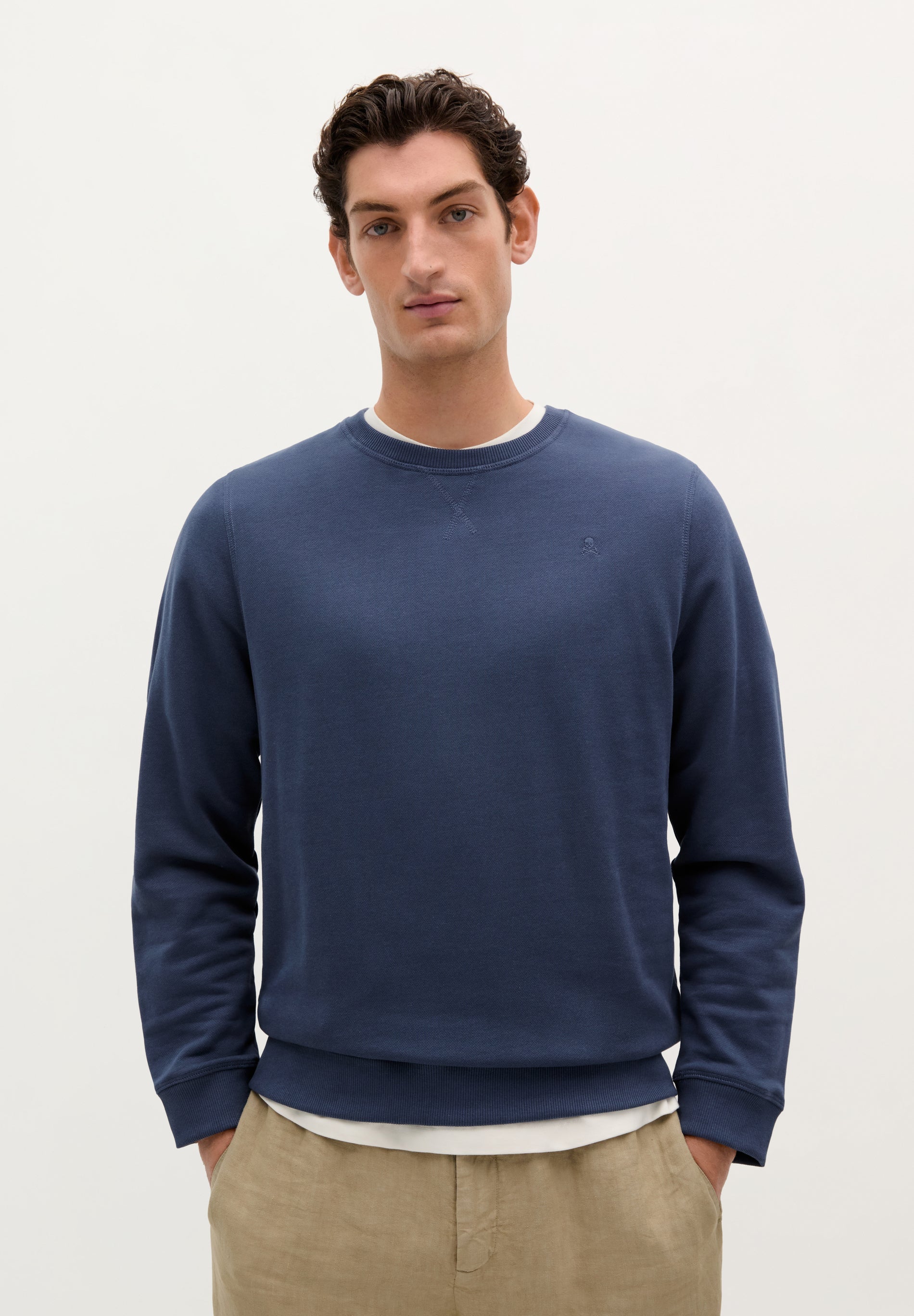 BASIC SKULL SWEATSHIRT