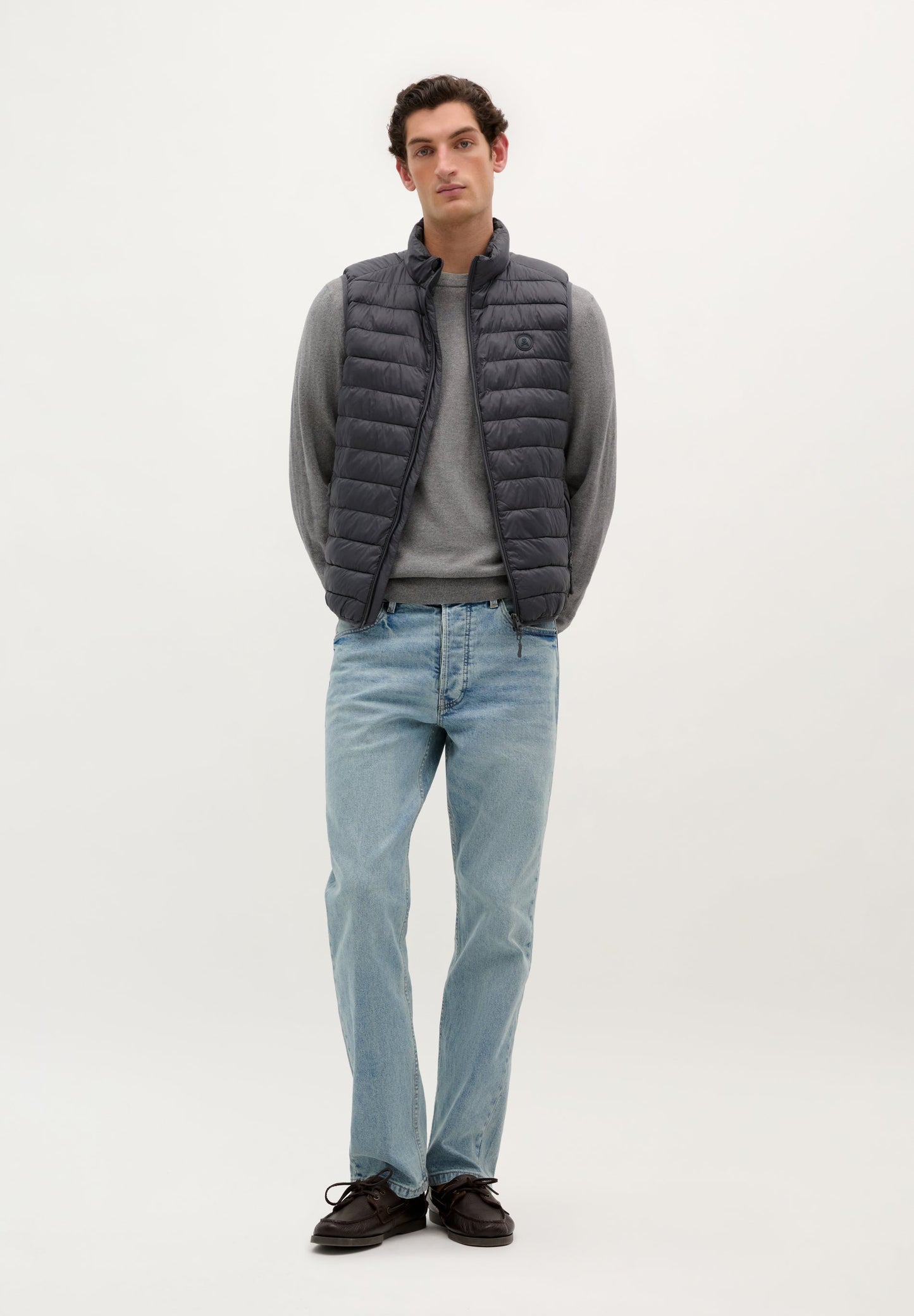 LIGHT PUFFER GILET SKULL