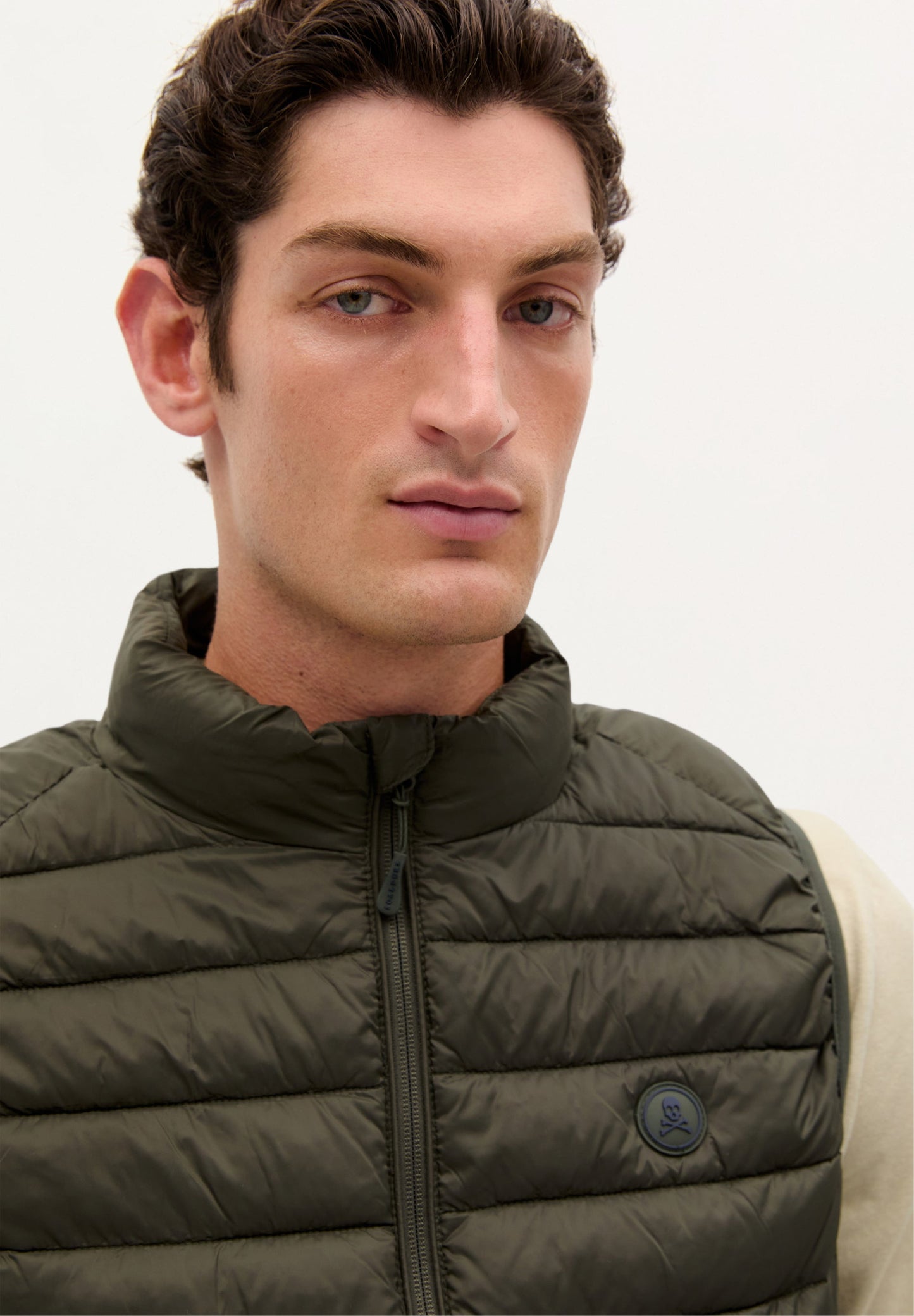 LIGHT PUFFER GILET SKULL