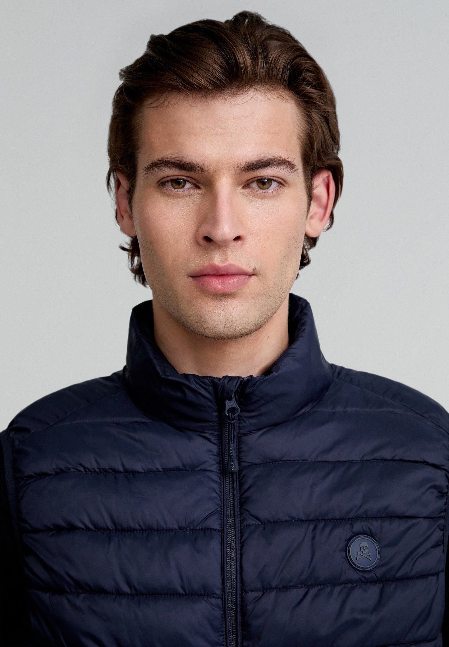 LIGHT PUFFER GILET SKULL