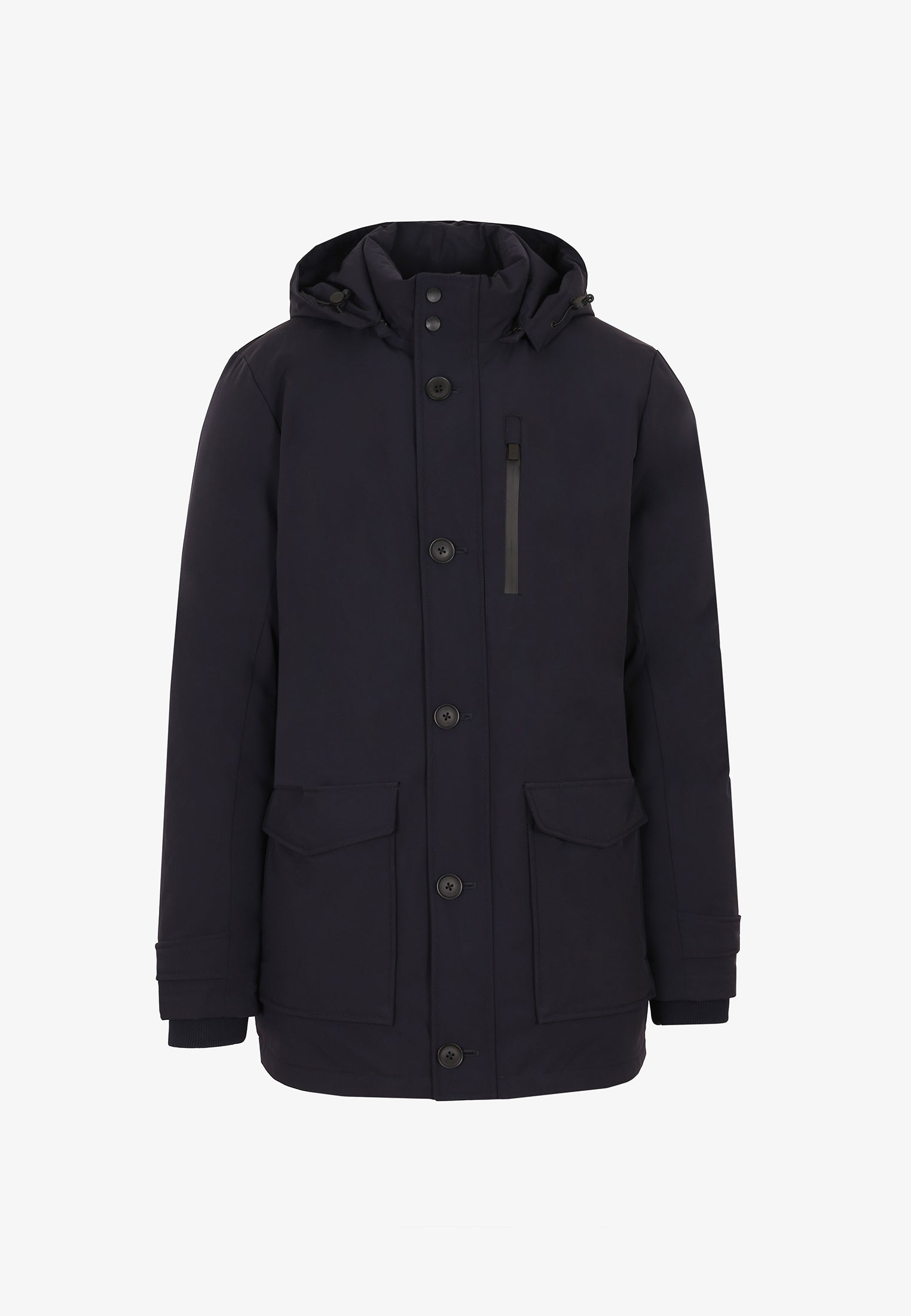 QUILTED PARKA WITH BUTTONS