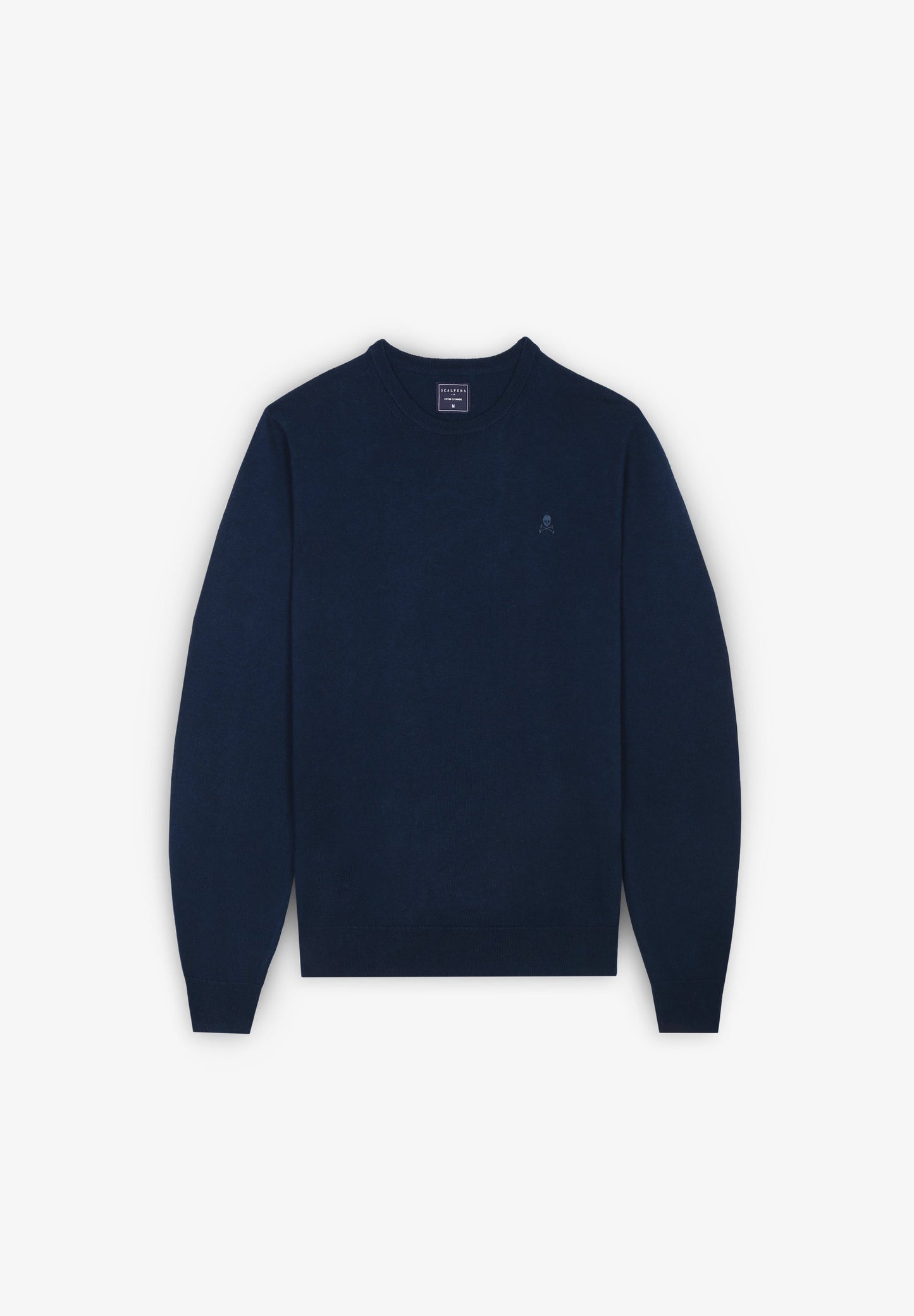 CREW NECK SKULL SWEATER