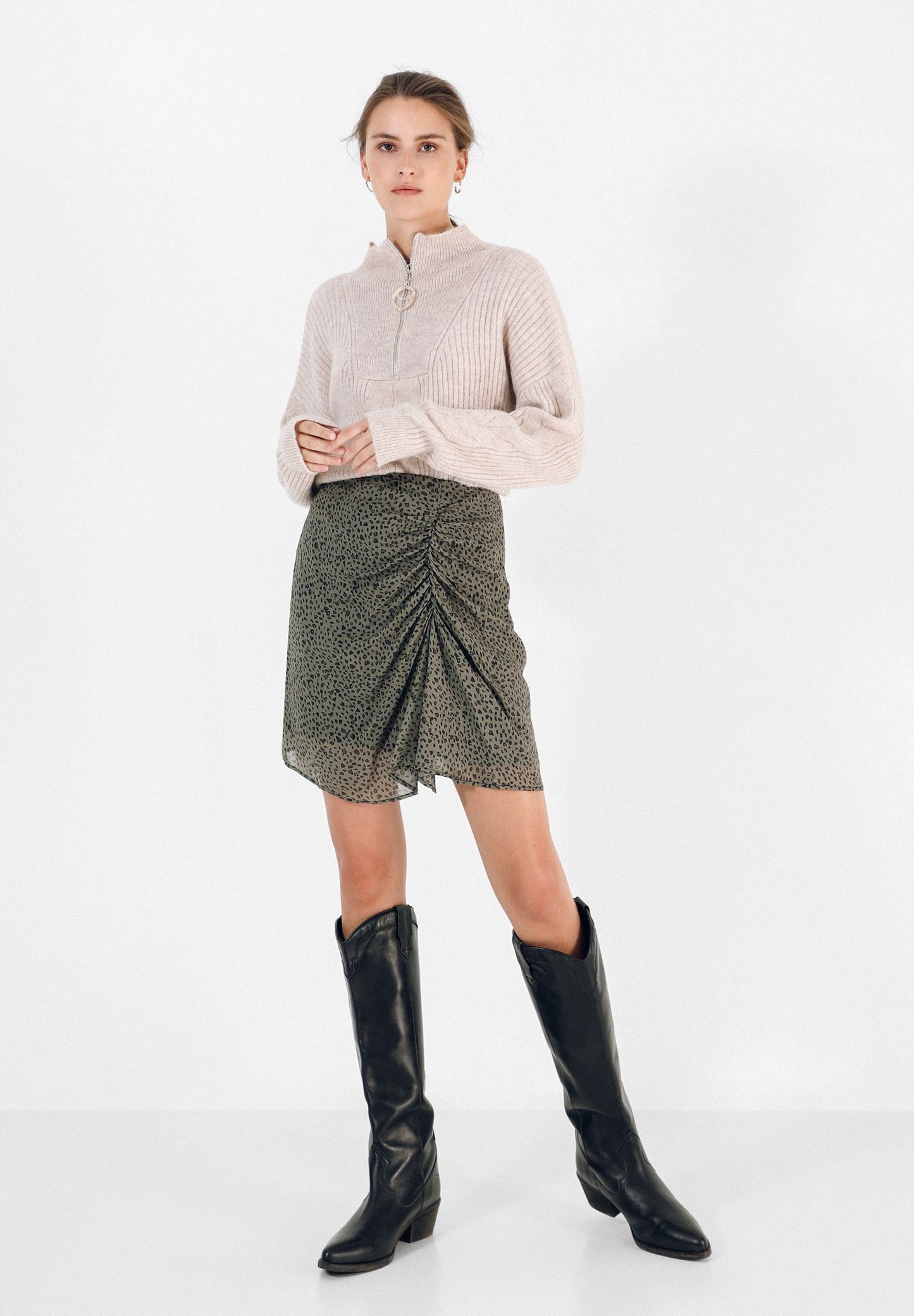 LEXI KHAKI SKIRT
