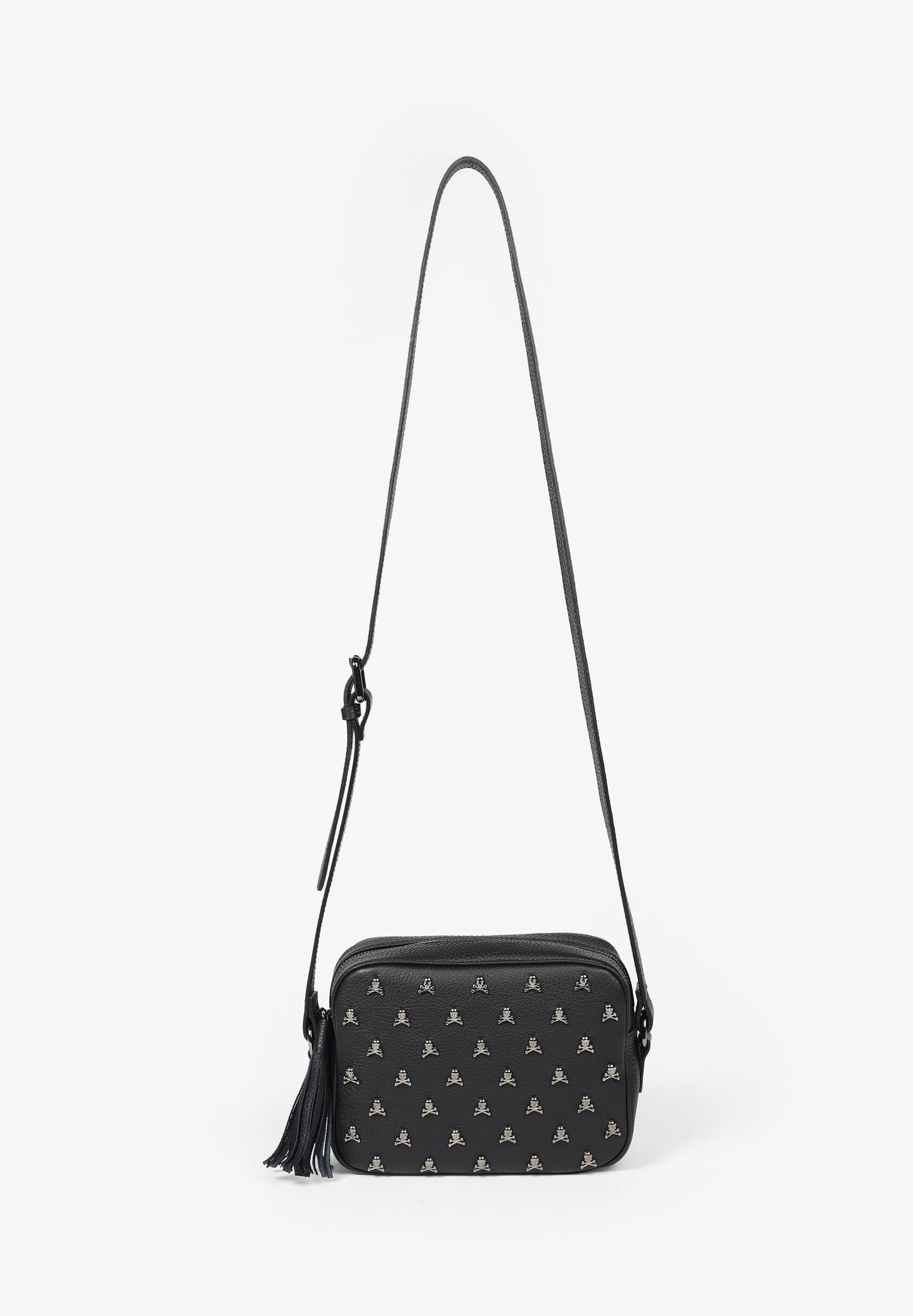 BAG WITH ALL-OVER SKULL PRINT
