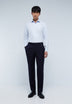 MIXED CUFF DRESS SHIRT