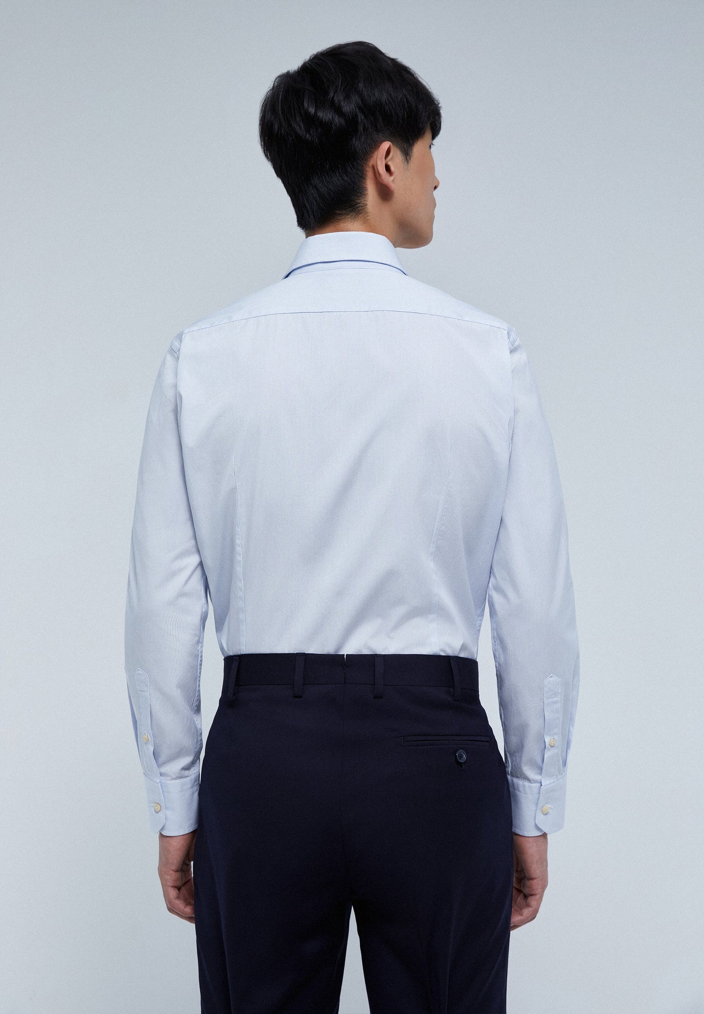 MIXED CUFF DRESS SHIRT
