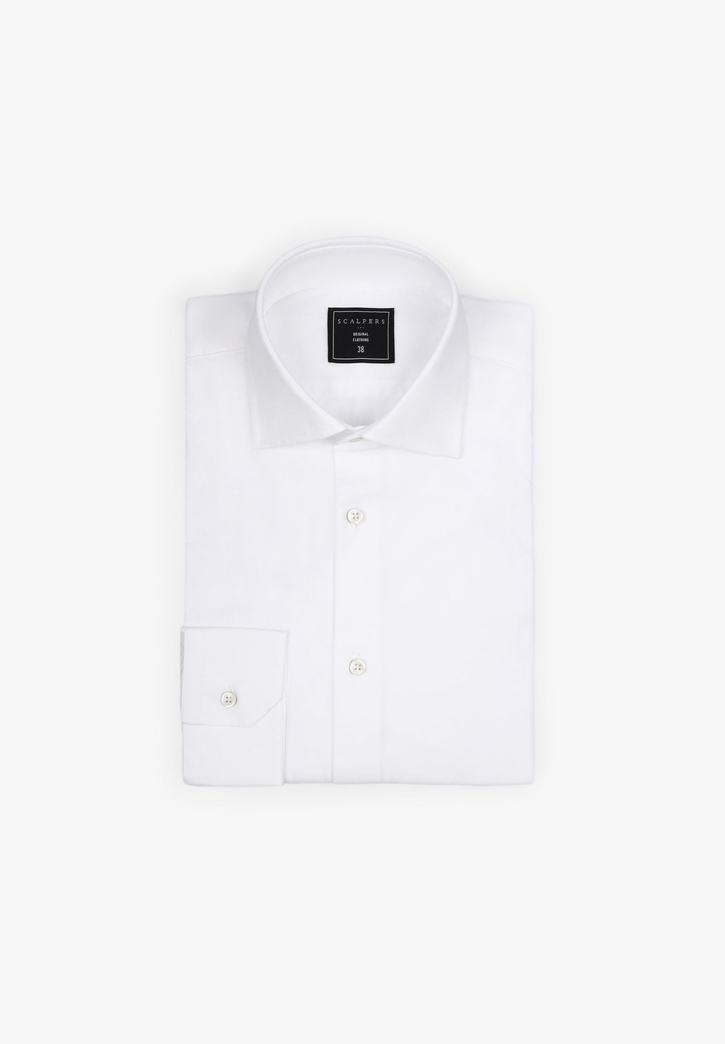 MIXED CUFF DRESS SHIRT