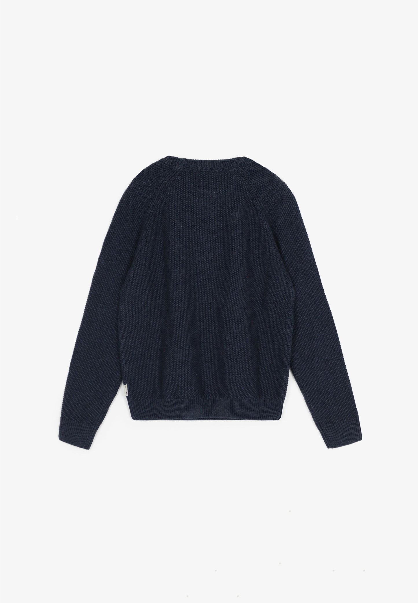 KNIT SWEATER WITH CONTRAST SKULL