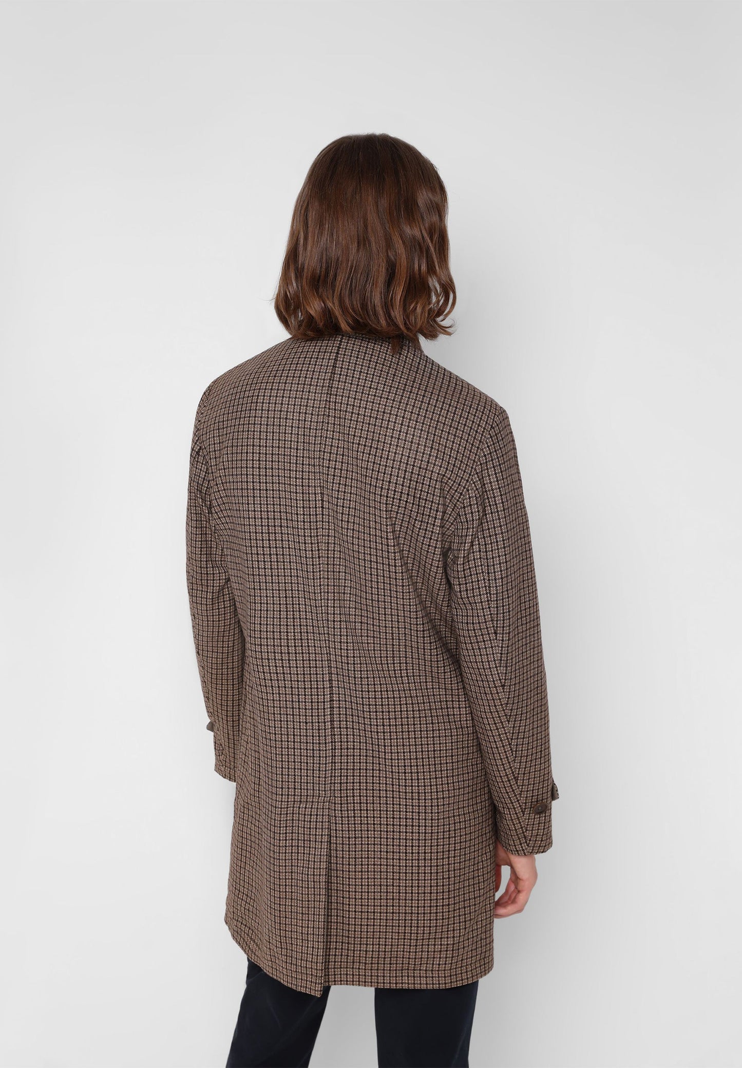 REVERSIBLE CHECKED TRENCH COAT