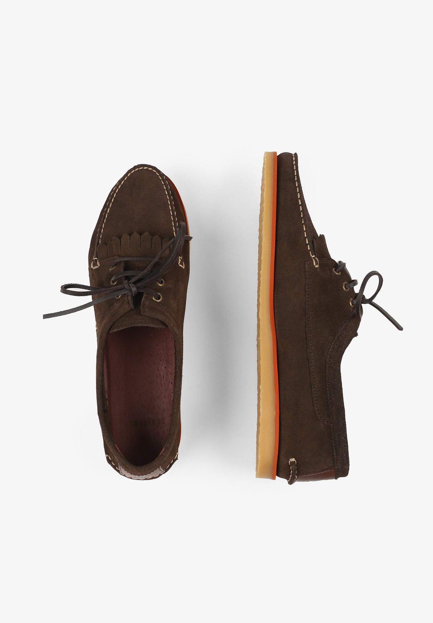 SUEDE SHOES WITH FRINGING