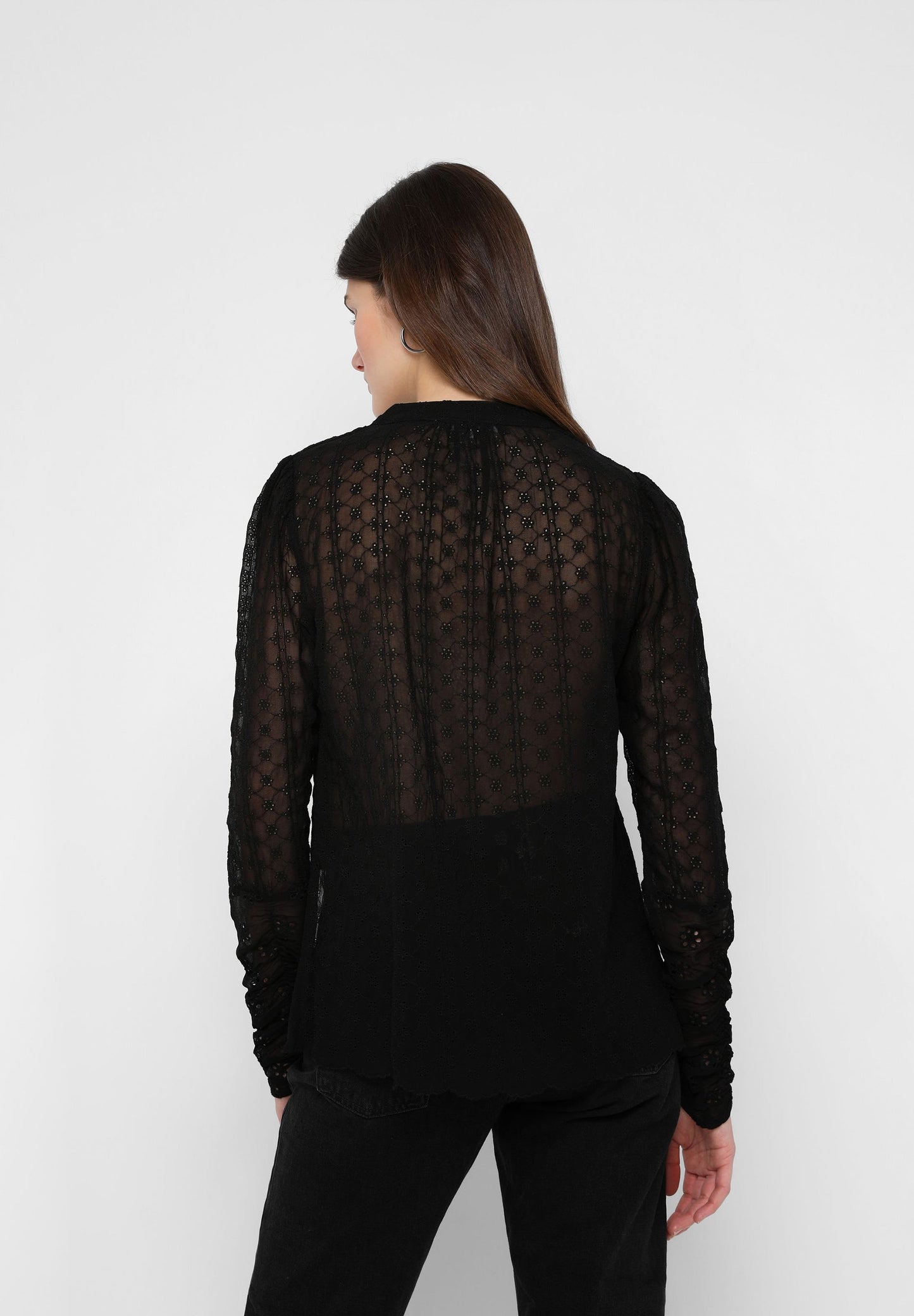 SHIRT WITH SWISS EMBROIDERY