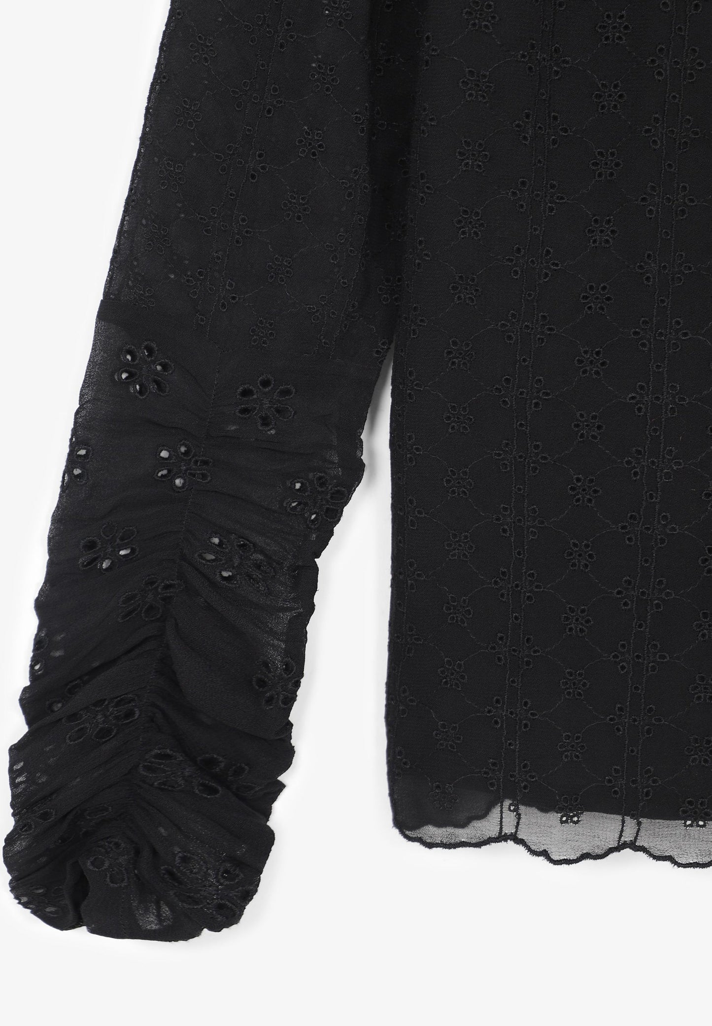 SHIRT WITH SWISS EMBROIDERY