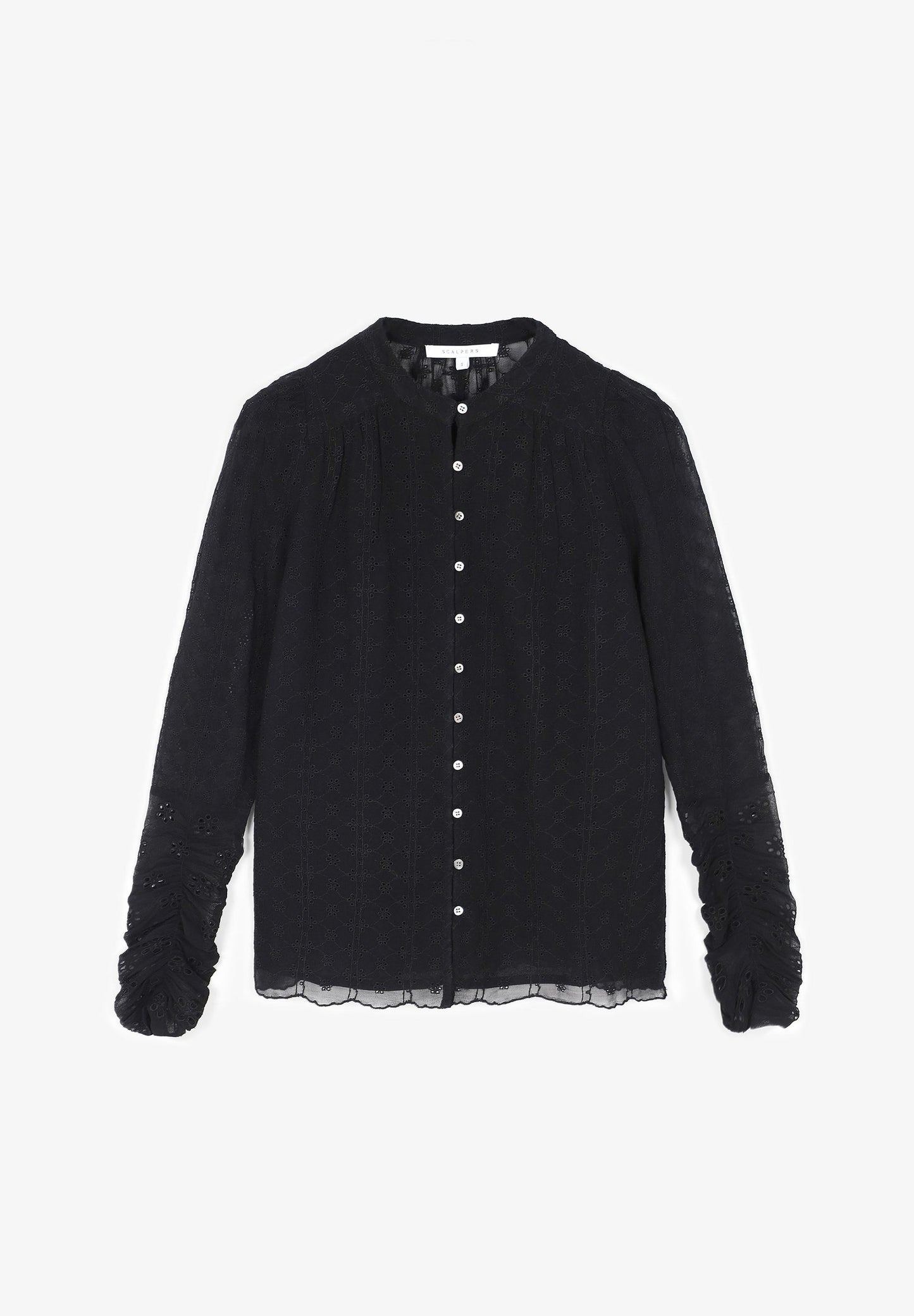 SHIRT WITH SWISS EMBROIDERY