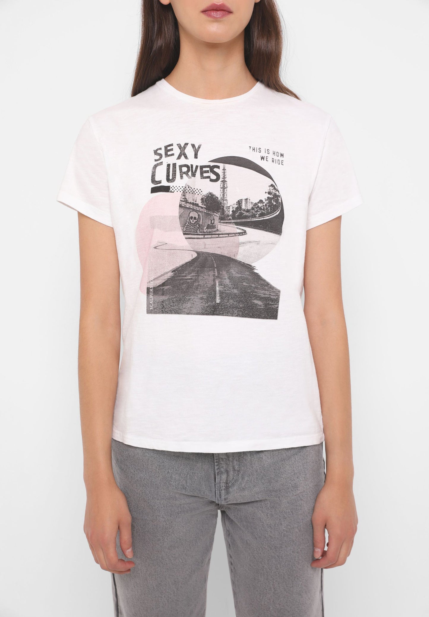 T-SHIRT WITH COLLAGE PRINT