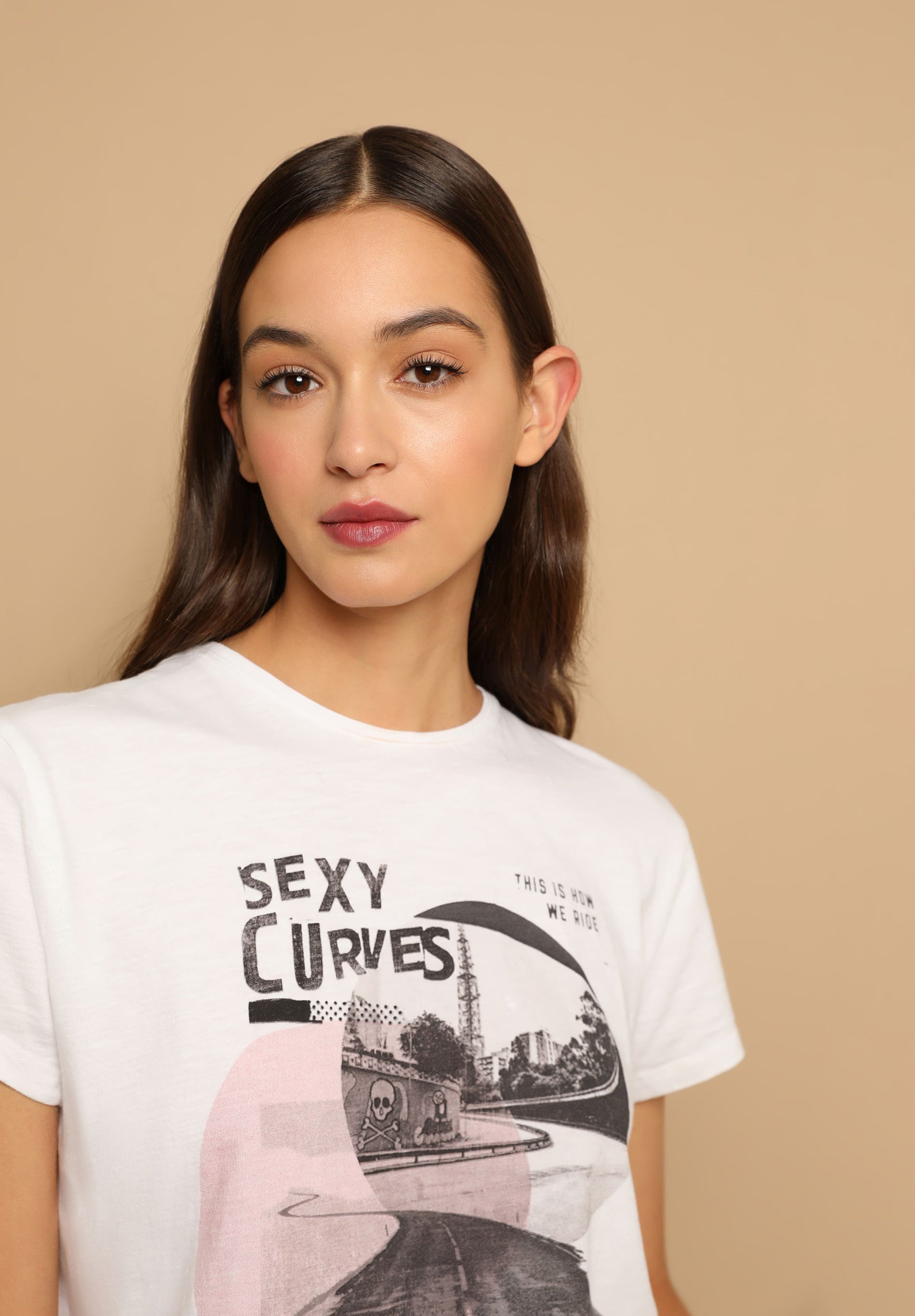 T-SHIRT WITH COLLAGE PRINT