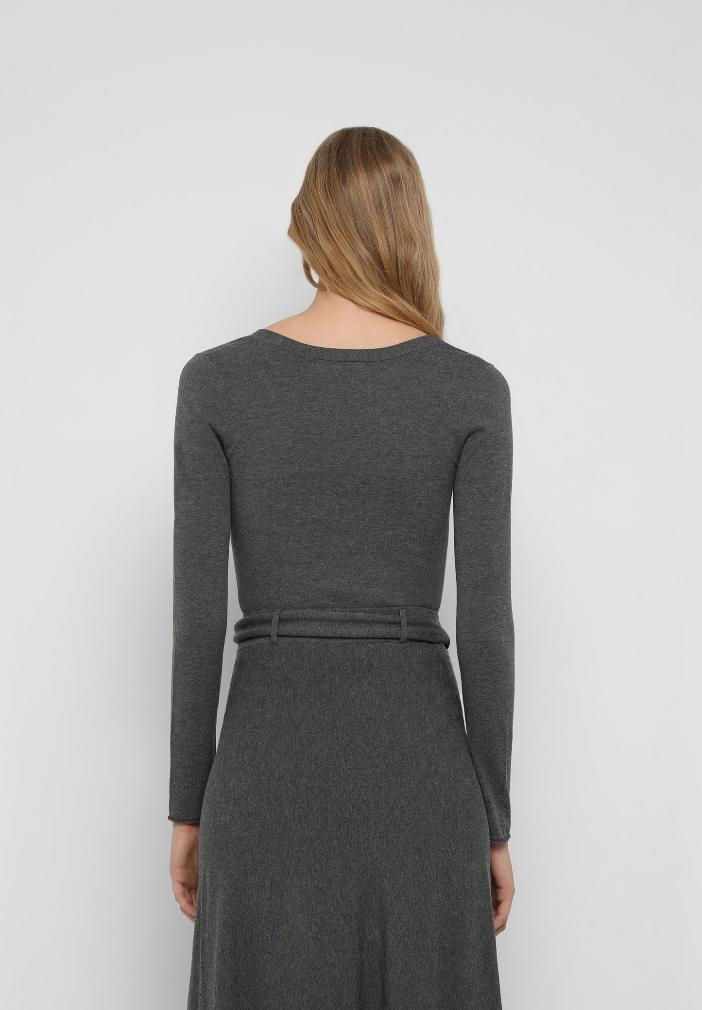 DOUBLE PLACEMENT PRINT KNITTED SWEATER