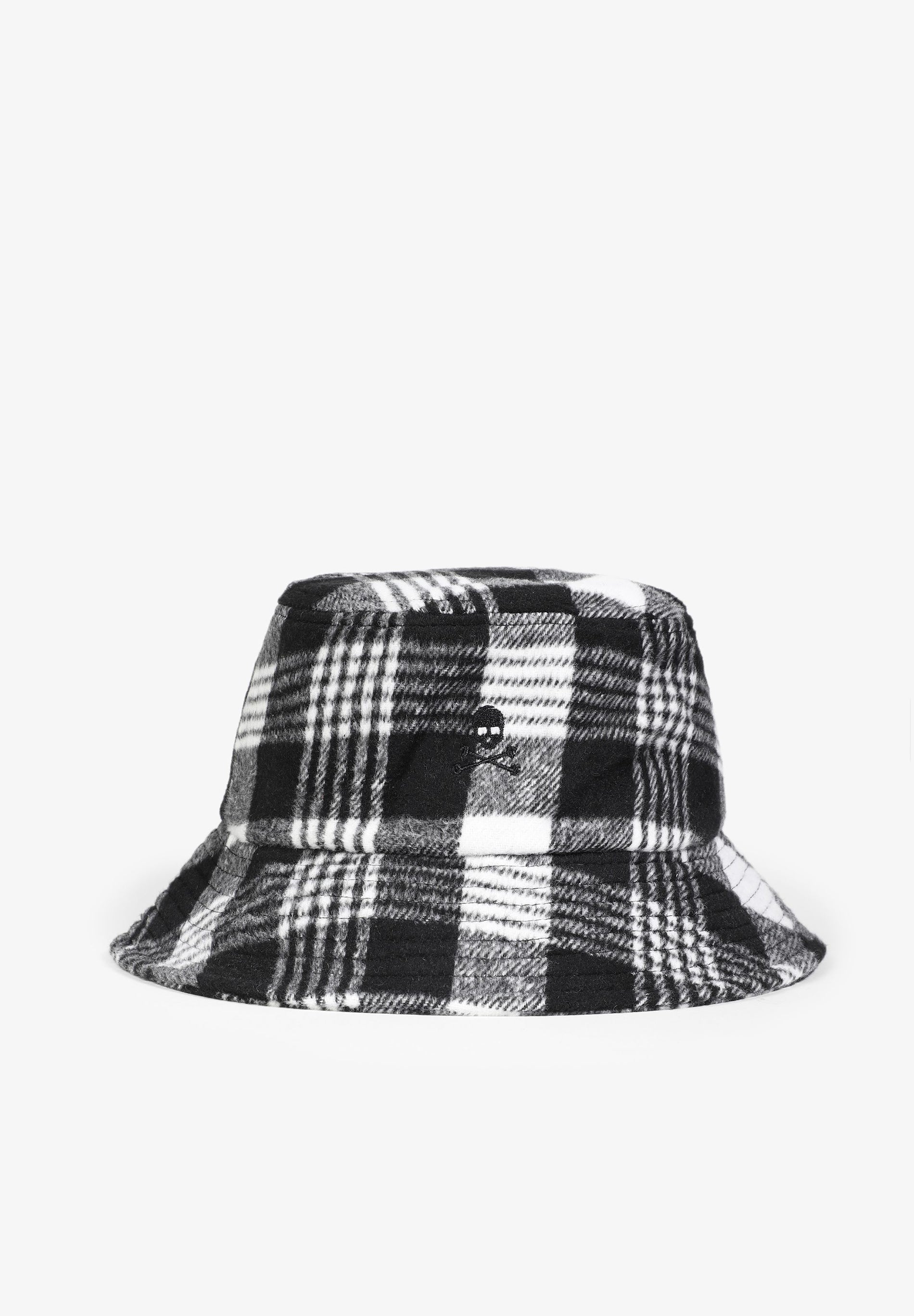 CHECKED BUCKET HAT