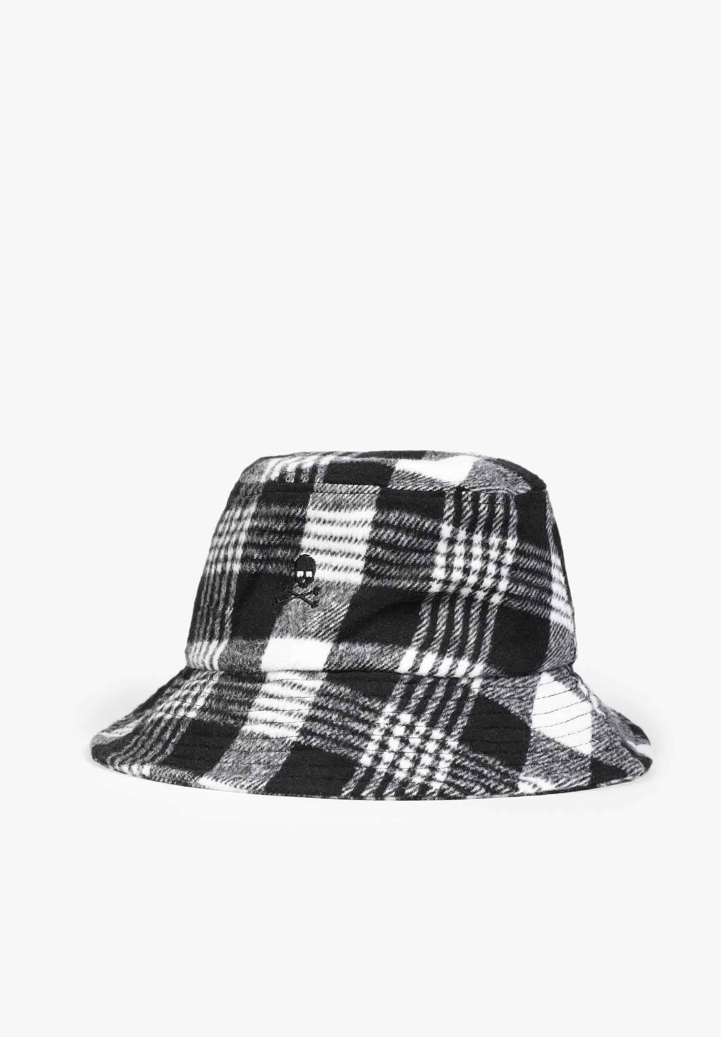 CHECKED BUCKET HAT