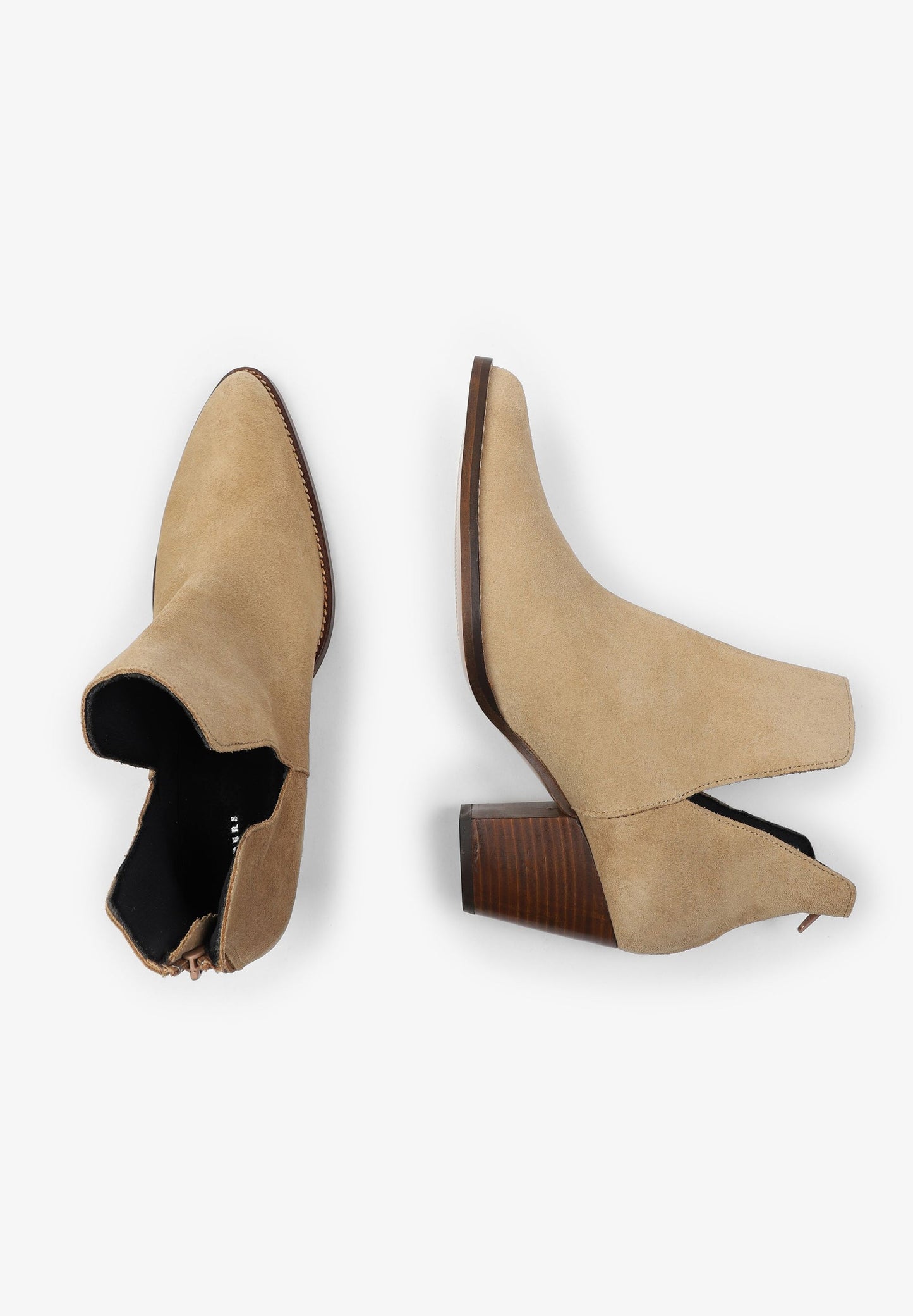 SUEDE ANKLE BOOTS WITH SIDE VENT