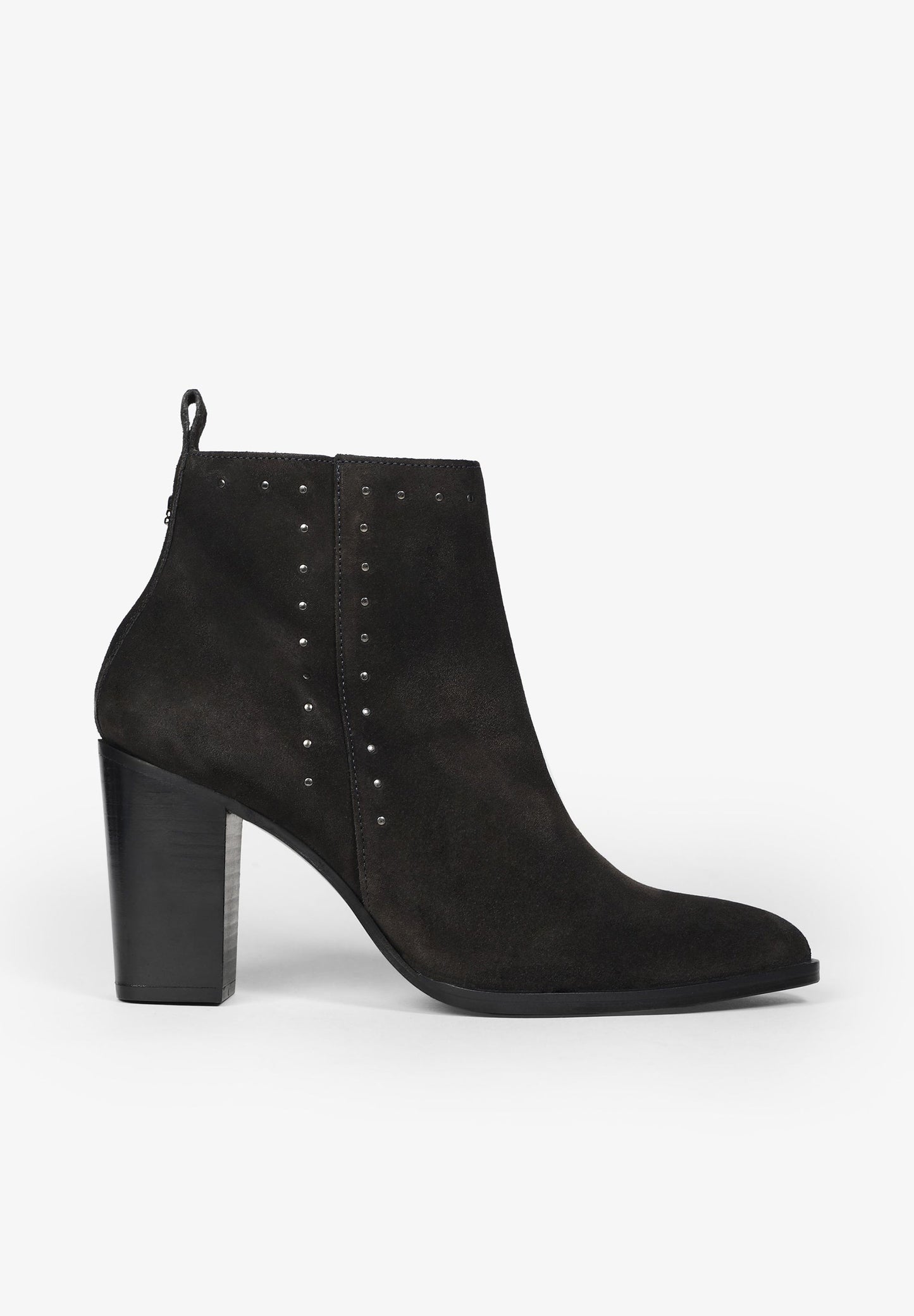 SUEDE ANKLE BOOTS WITH STUDS