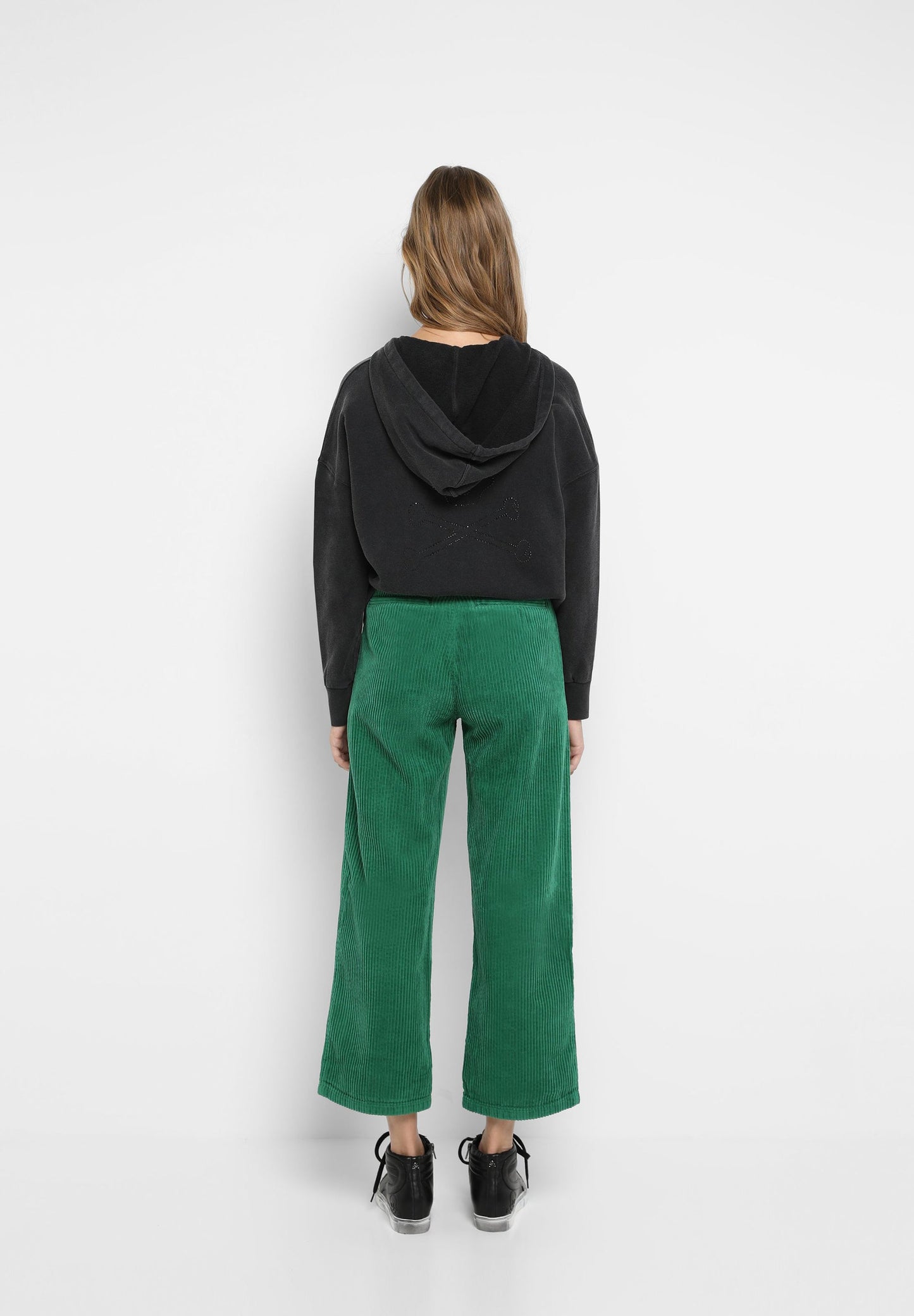 FLARED CORDUROY TROUSERS