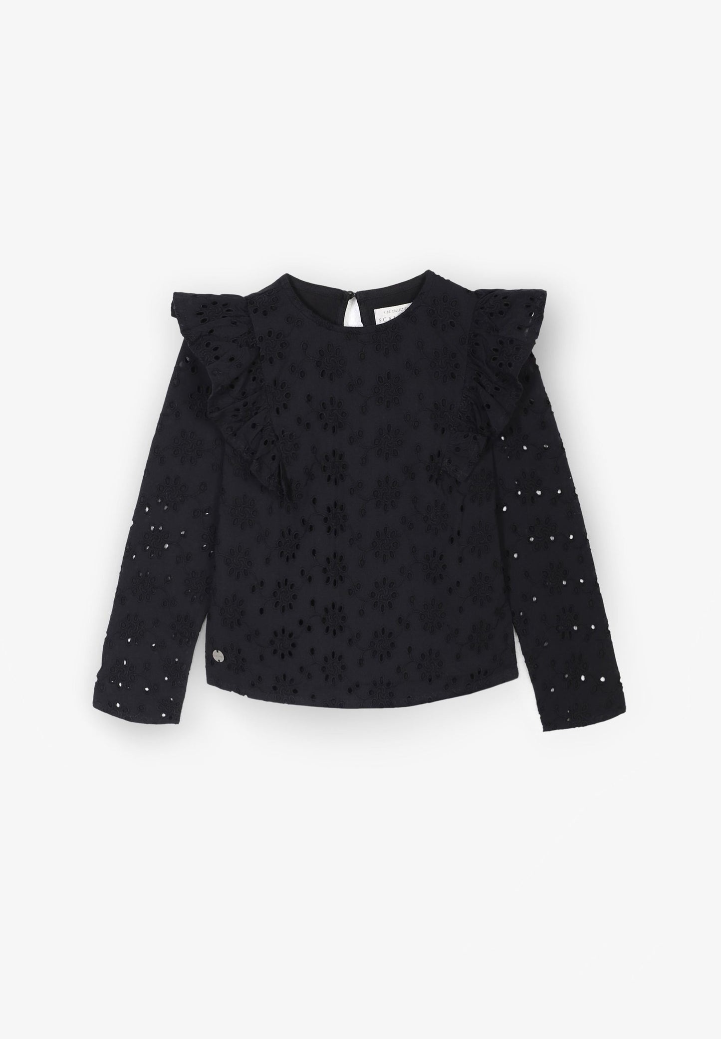 BLOUSE WITH PERFORATED EMBROIDERY