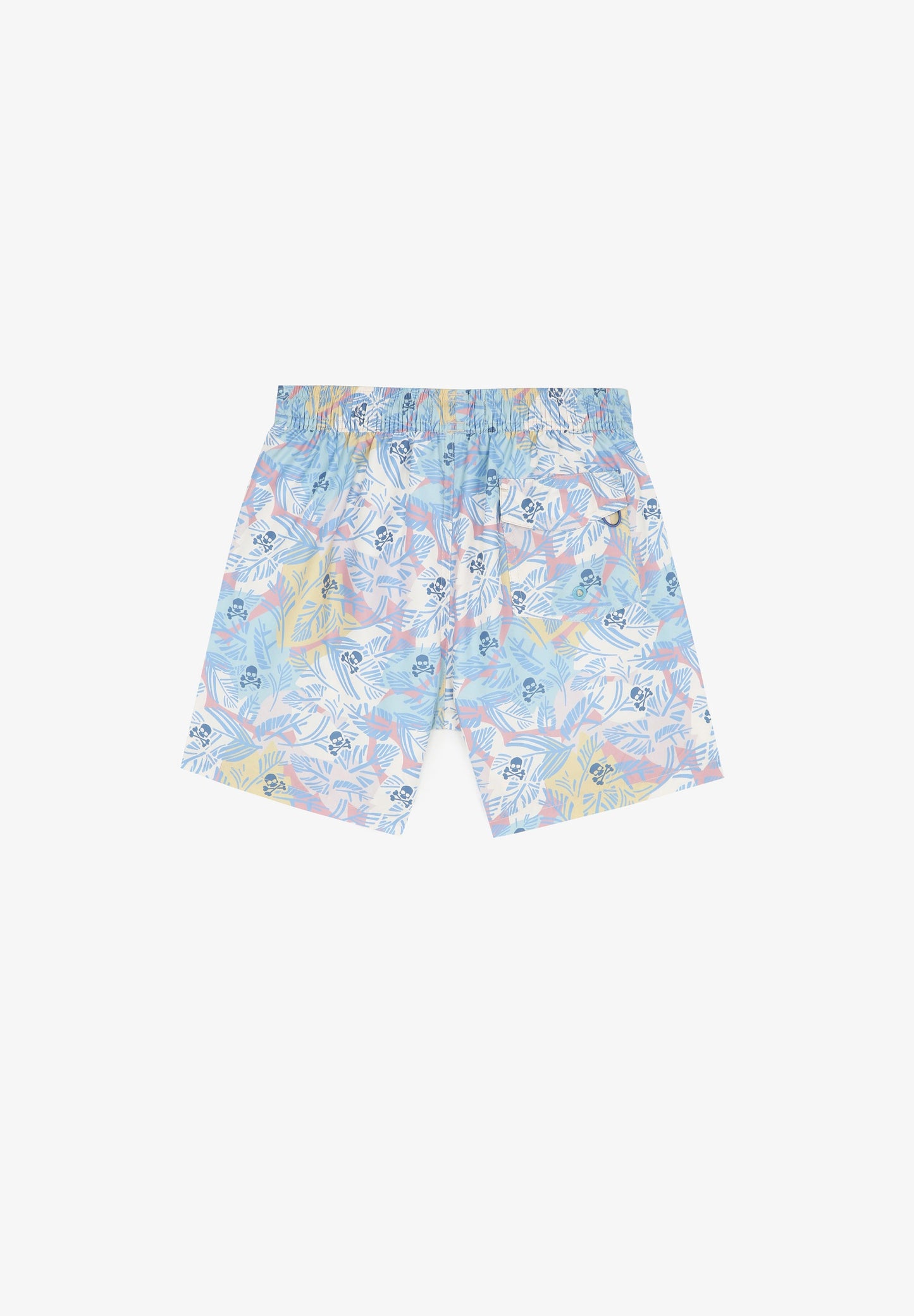 SWIMMING TRUNKS WITH TROPICAL SKULLS