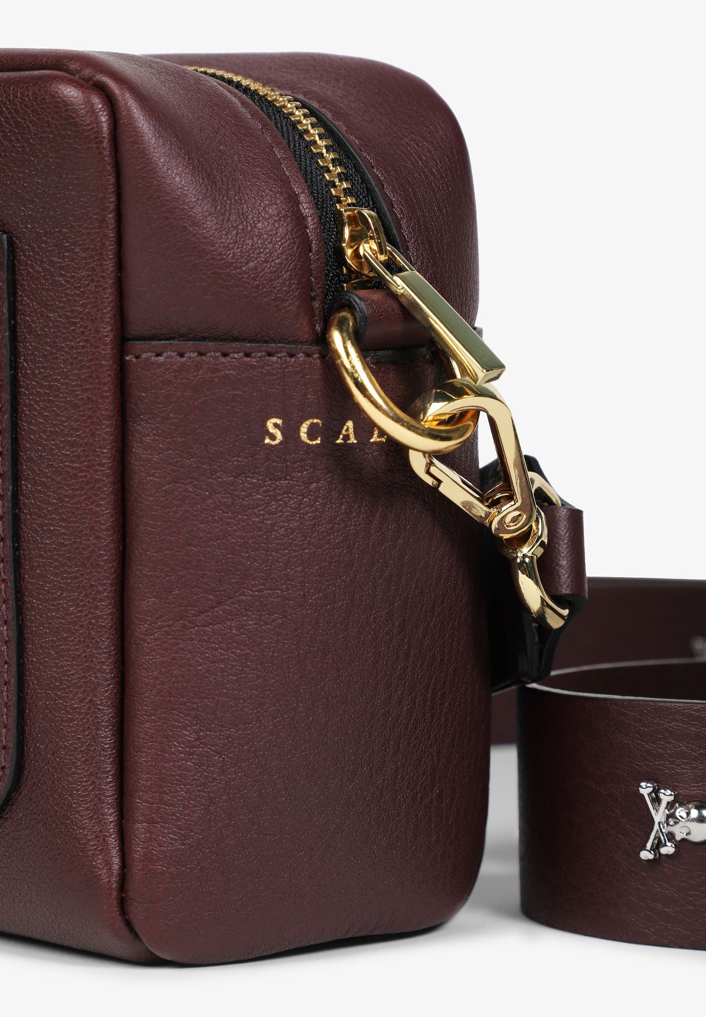 PLAIN LEATHER CROSSBODY BAG