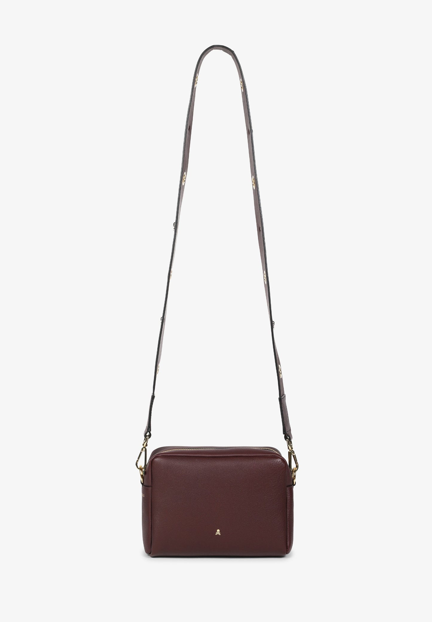 PLAIN LEATHER CROSSBODY BAG