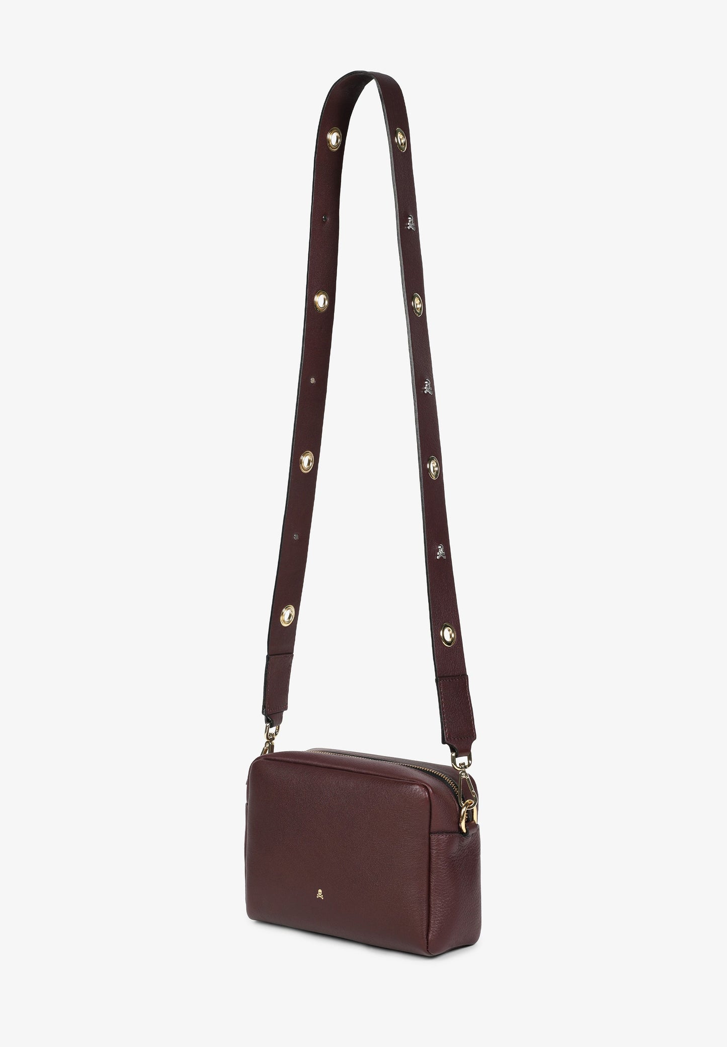 PLAIN LEATHER CROSSBODY BAG