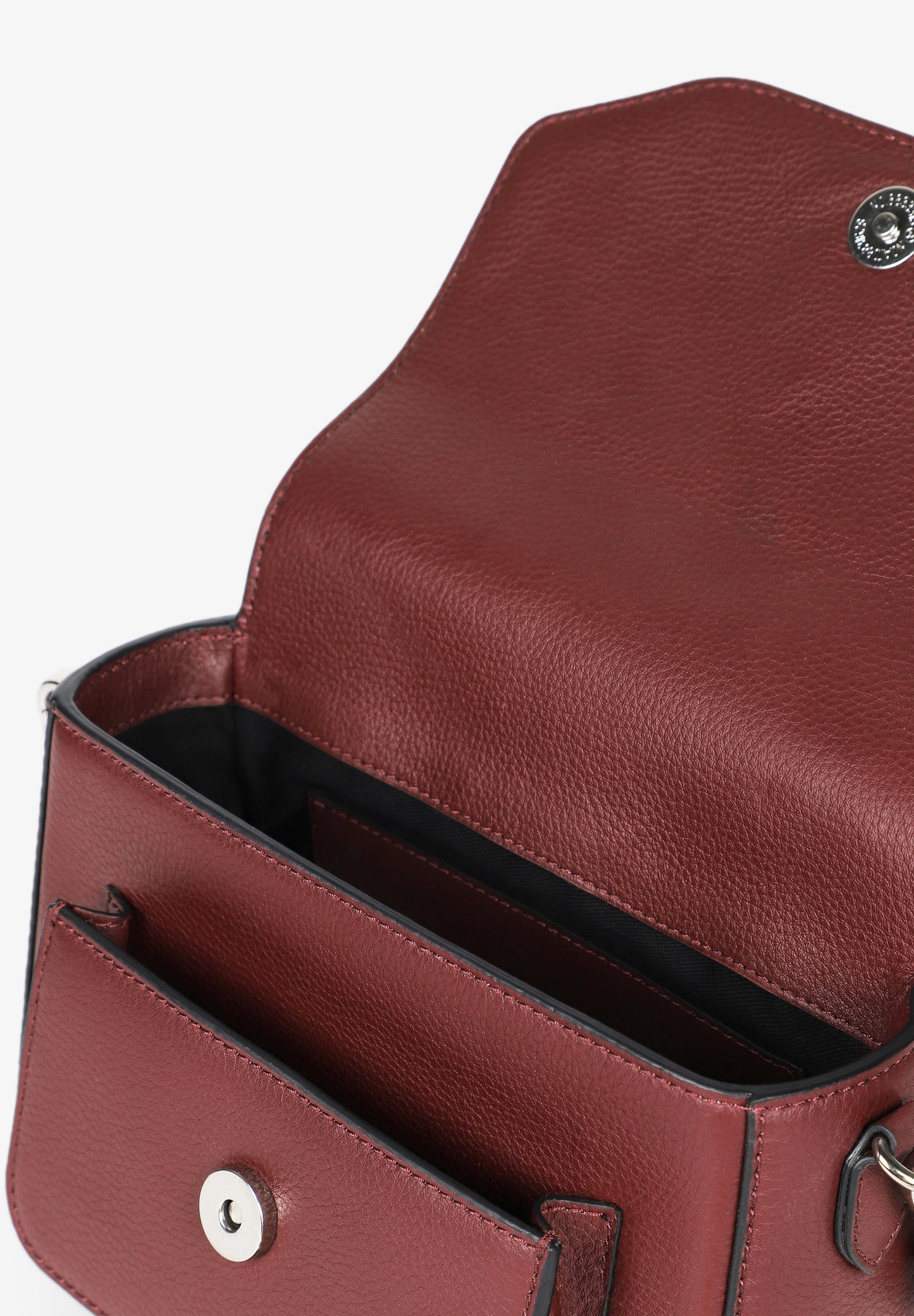 LEATHER BAG METAL SKULL