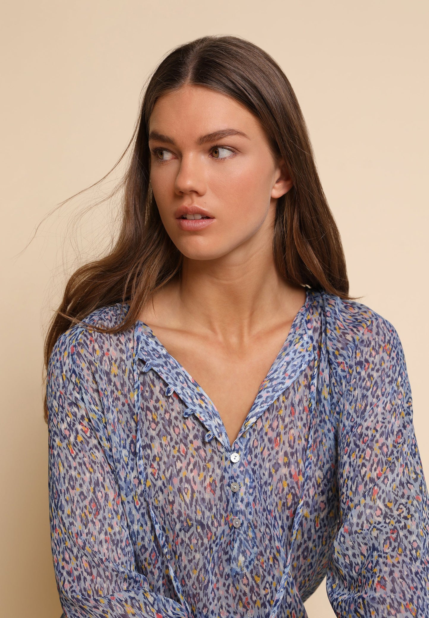 ANIMAL PRINT MIDI DRESS