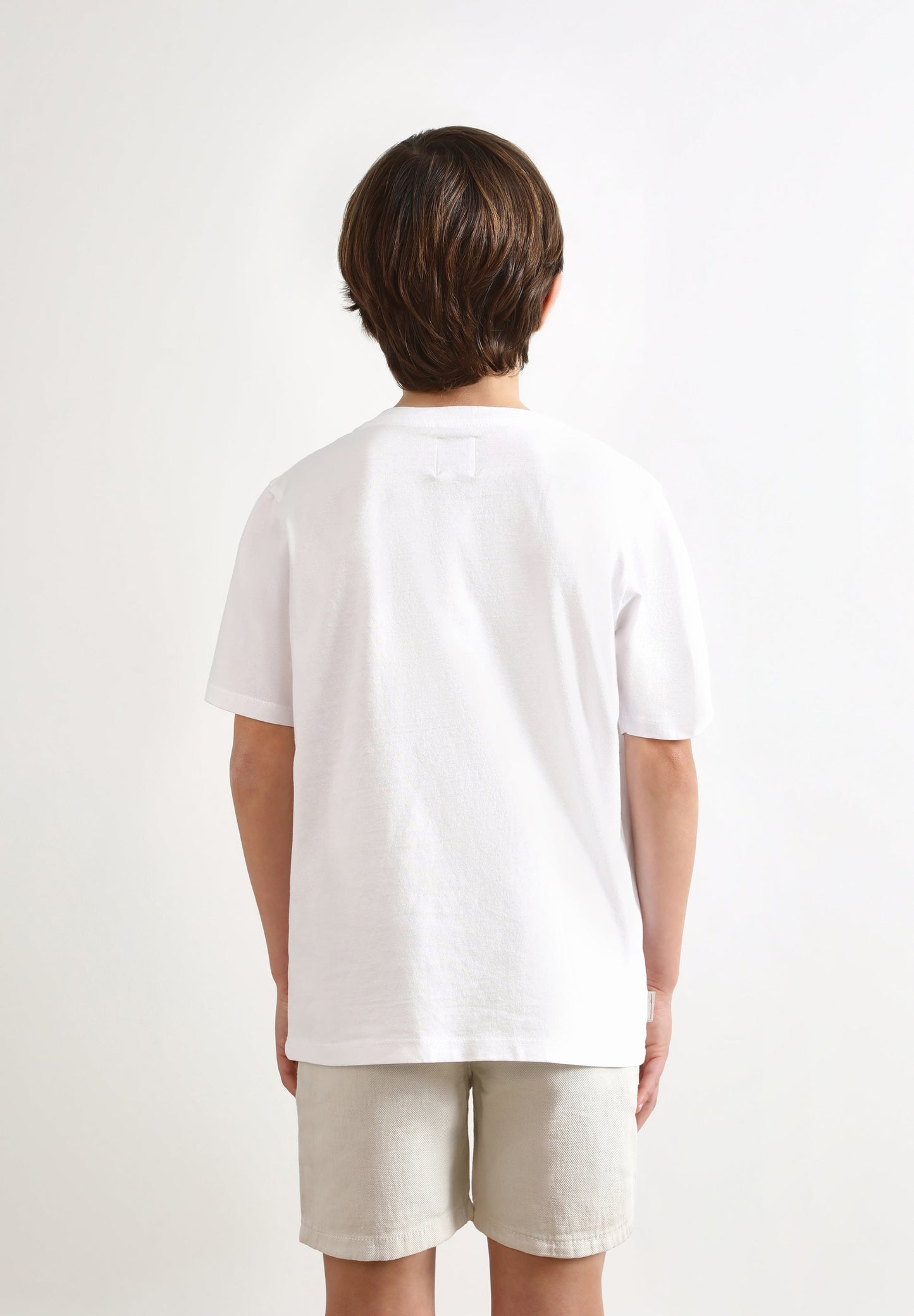 BASIC COTTON SKULL T-SHIRT