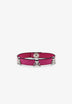 LEDERARMBAND MIT TOTENKÖPFEN